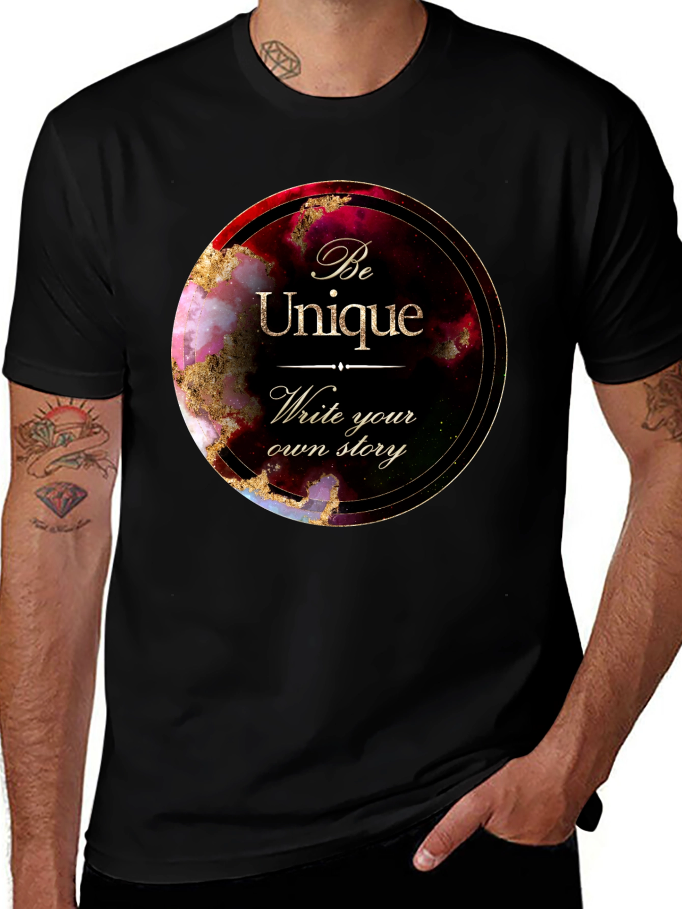 Variant 3 of Be Unique Graphic Tee - Write Your Own Story