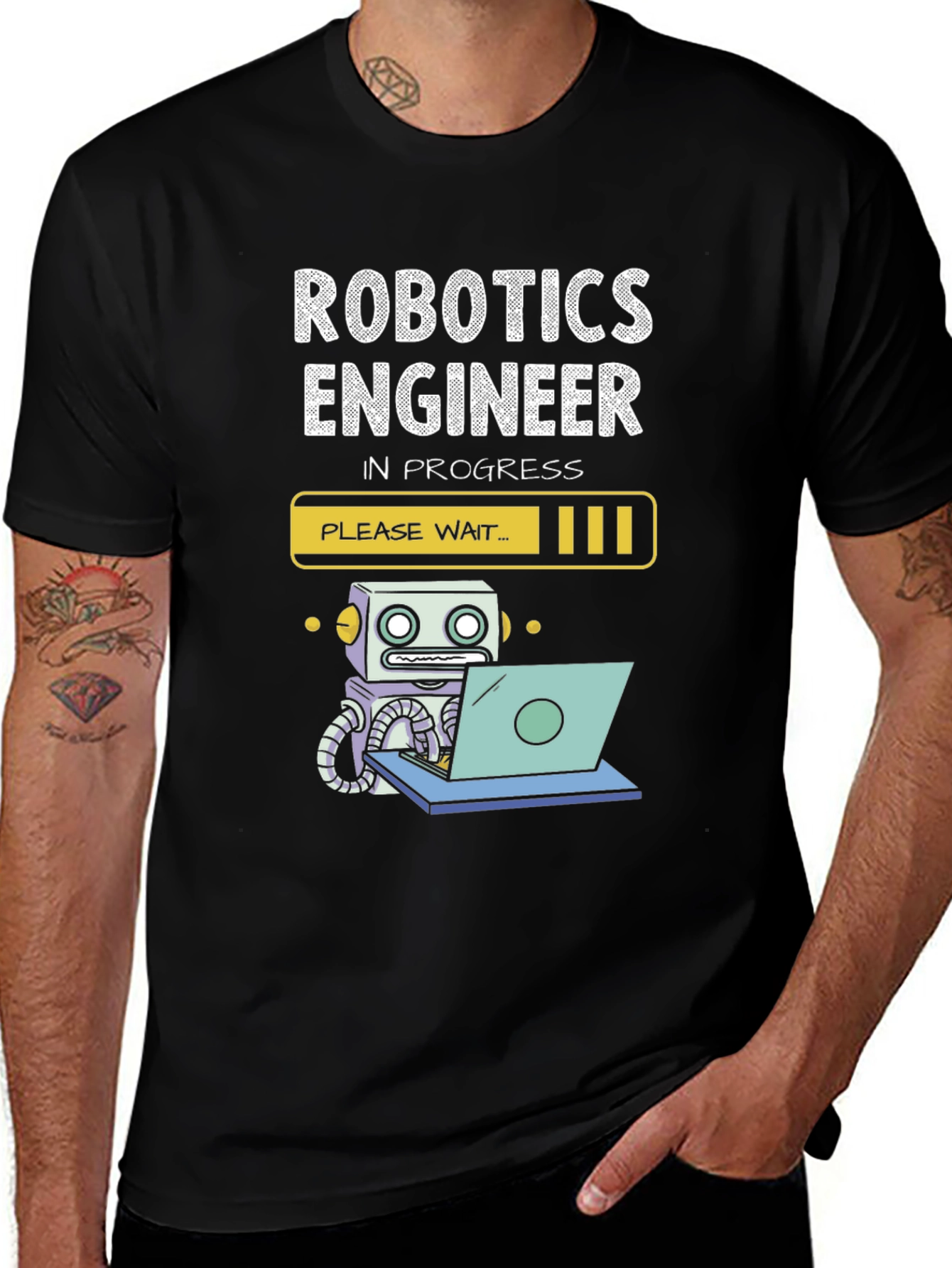 Variant 28 of Robotics Engineer In Progress T-Shirt