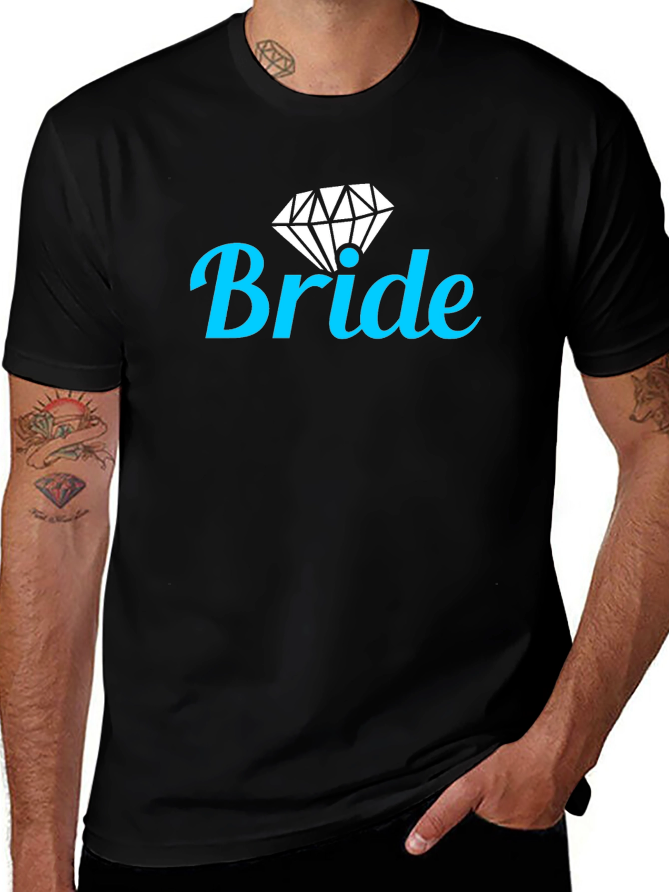 Bride T-Shirt - Diamond Graphic - Wedding Apparel