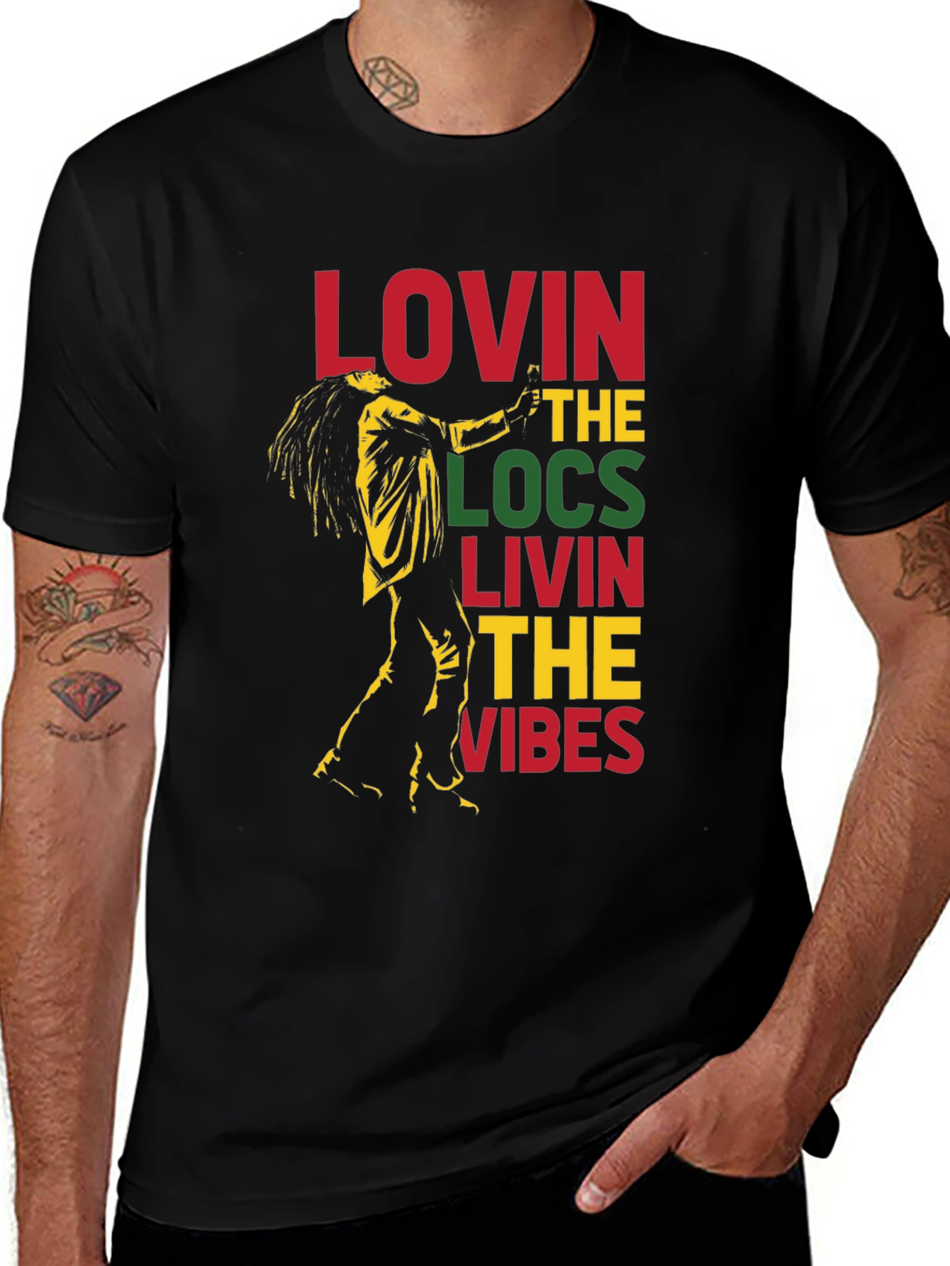 Variant 7 of Lovin' The Locs Graphic T-Shirt