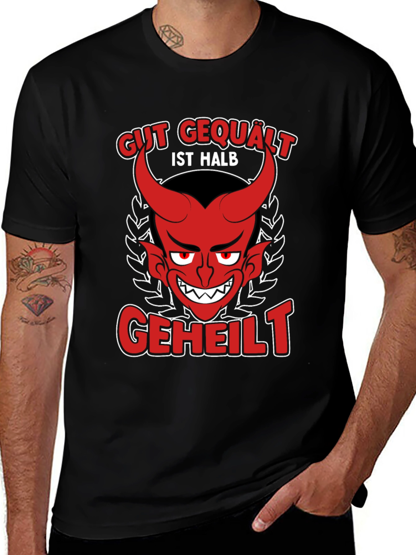Variant 7 of Gut Gequalt Ist Halb Geheilt T-Shirt