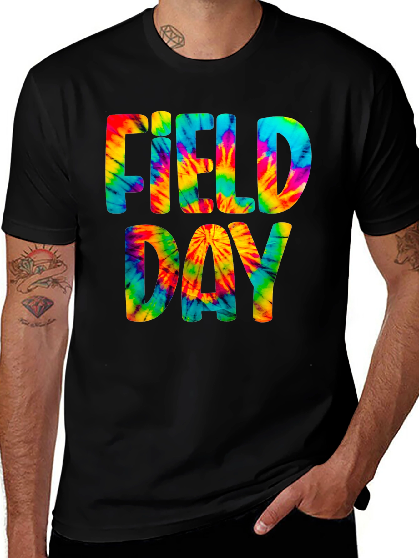 Variant 11 of Tie-Dye Field Day Graphic Tee