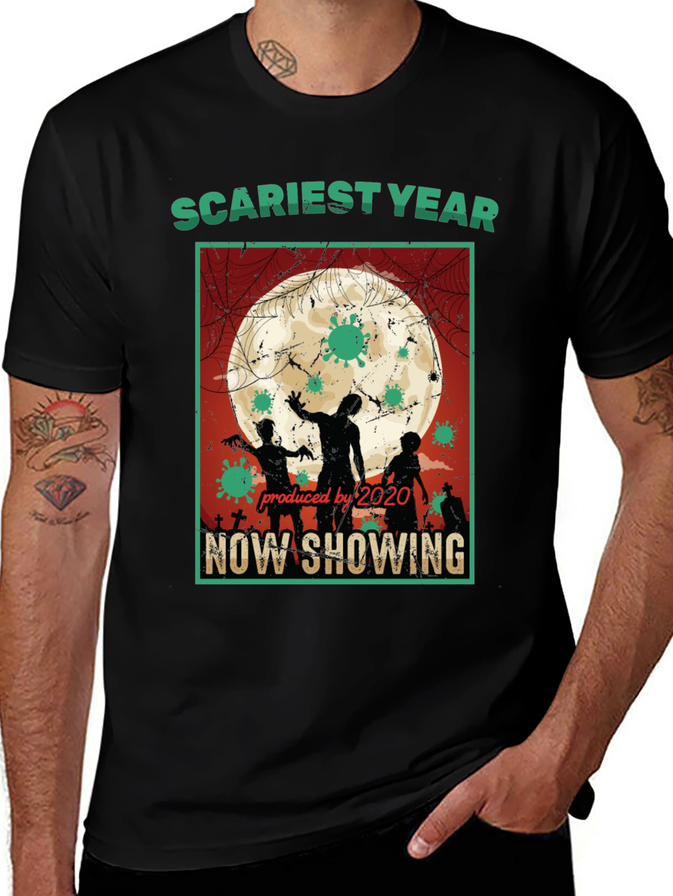 Variant 8 of Scariest Year 2020 Graphic Novelty T-Shirt