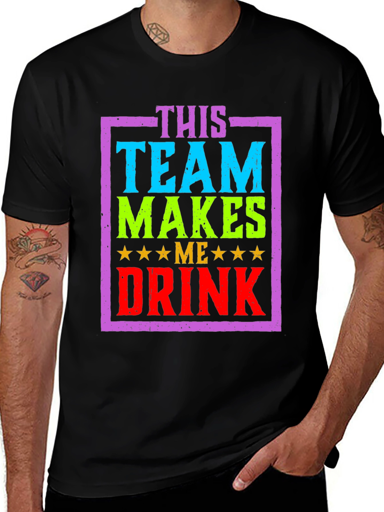 Variant 29 of This Team Makes Me Drink T-Shirt
