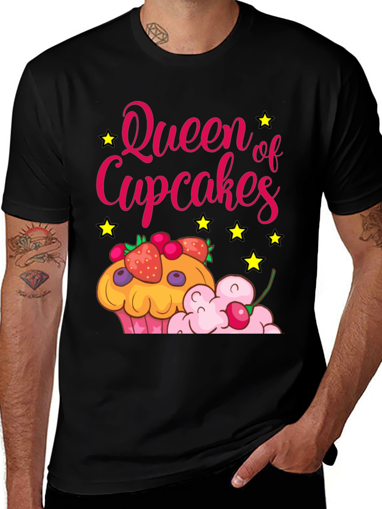 Queen of Cupcakes Graphic T-Shirt