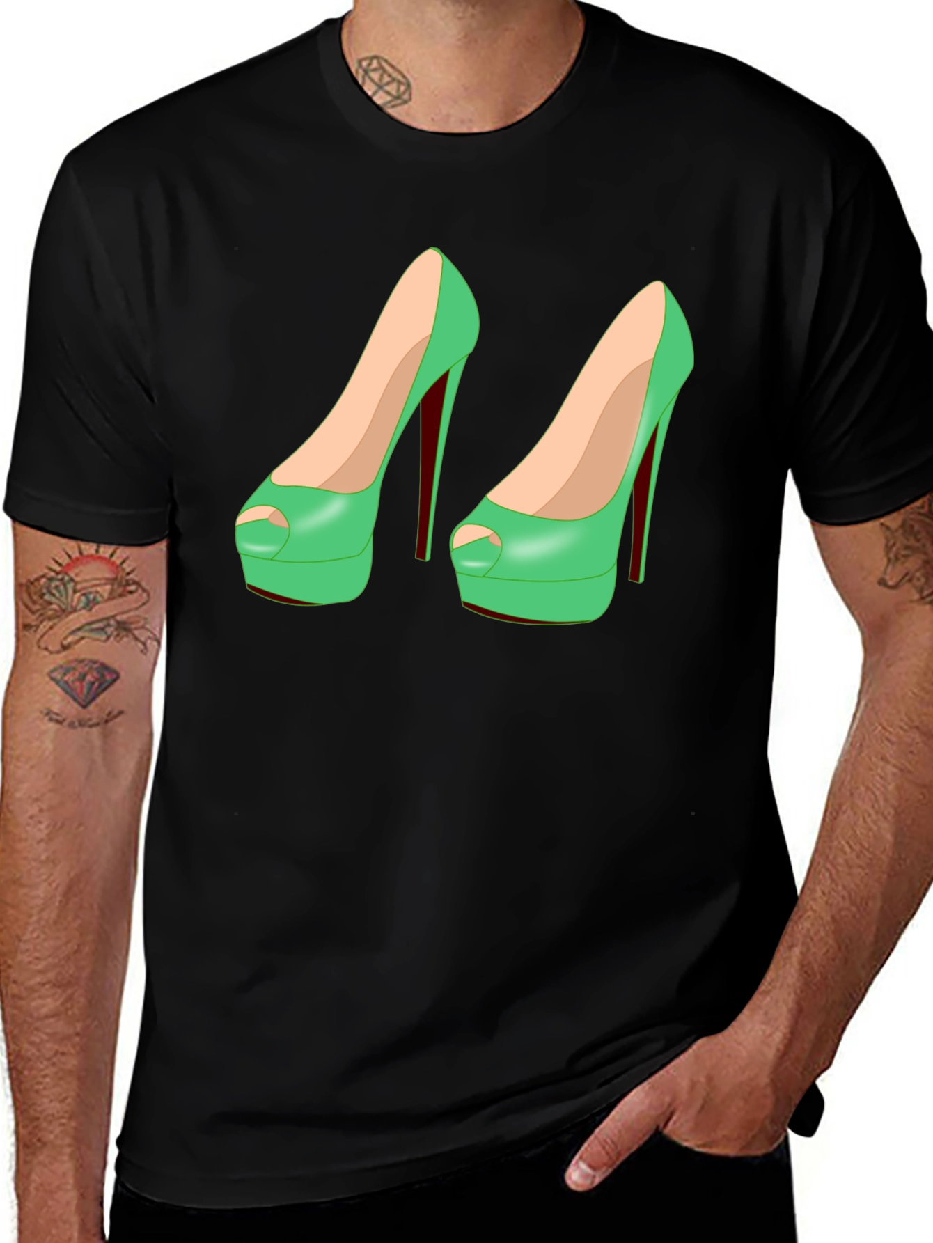 Novelty High Heel Shoe T-Shirt