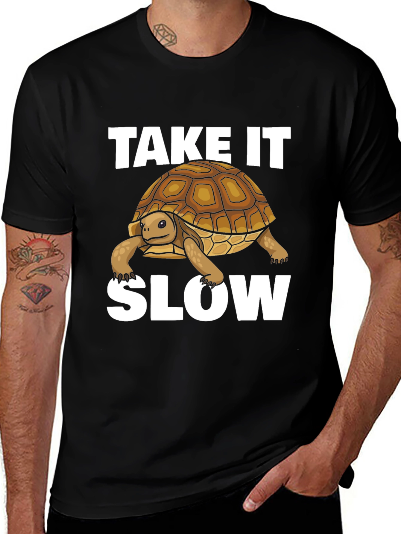 Variant 23 of Take It Slow Turtle Graphic T-Shirt