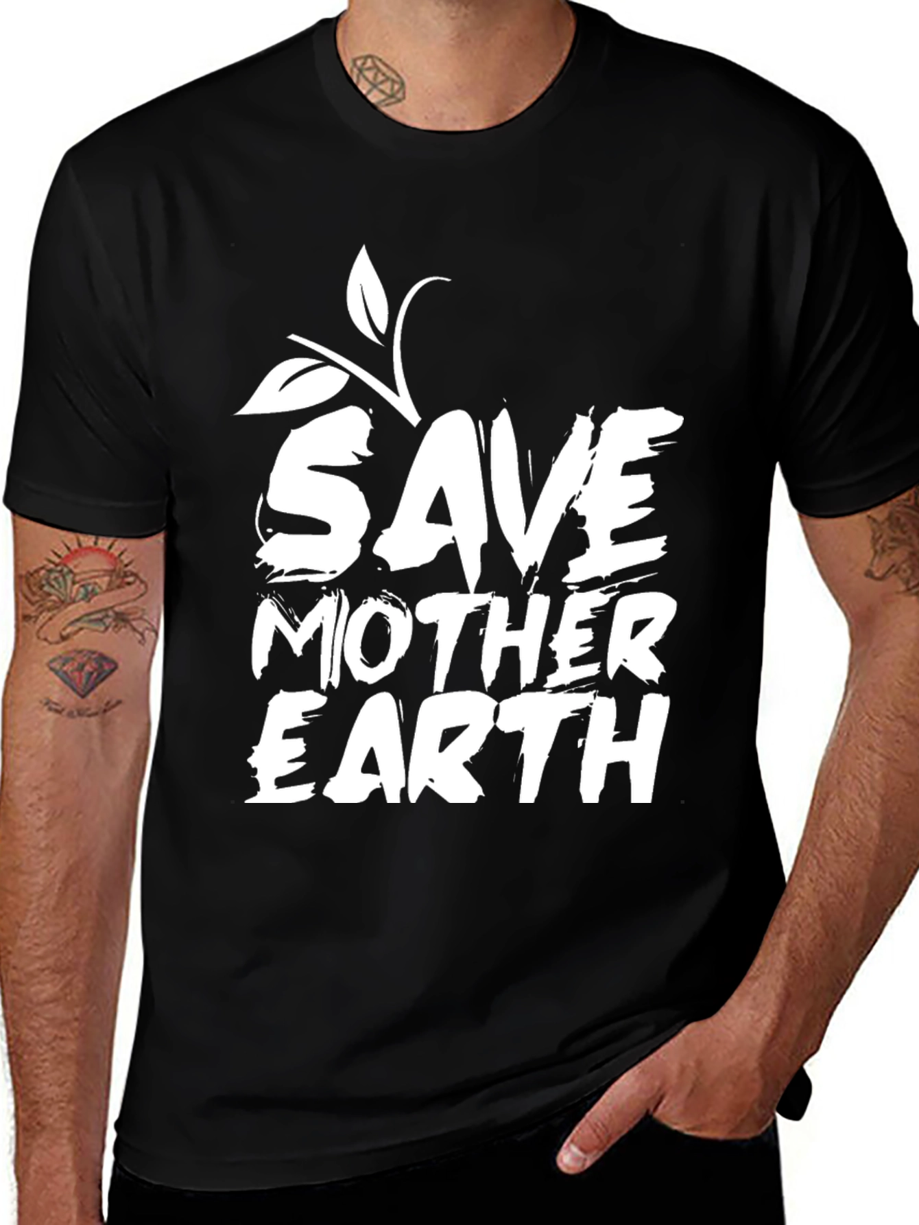 Variant 12 of Save Mother Earth Graphic T-Shirt