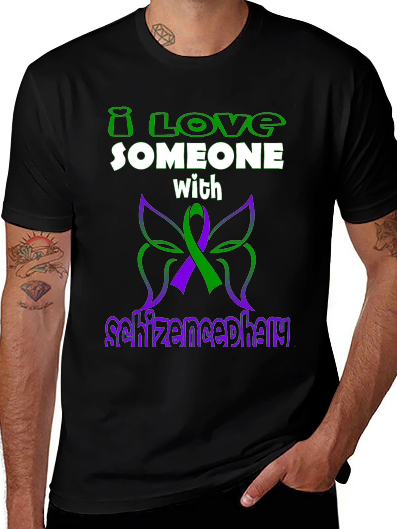 I Love Someone With Schizencephaly T-Shirt