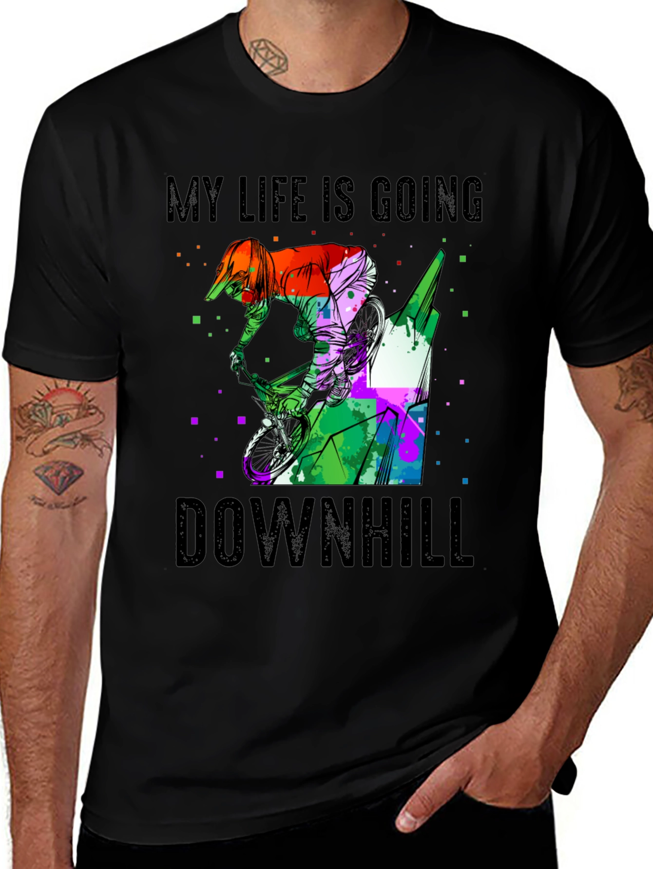 Variant 9 of My Life Is Going Downhill T-Shirt