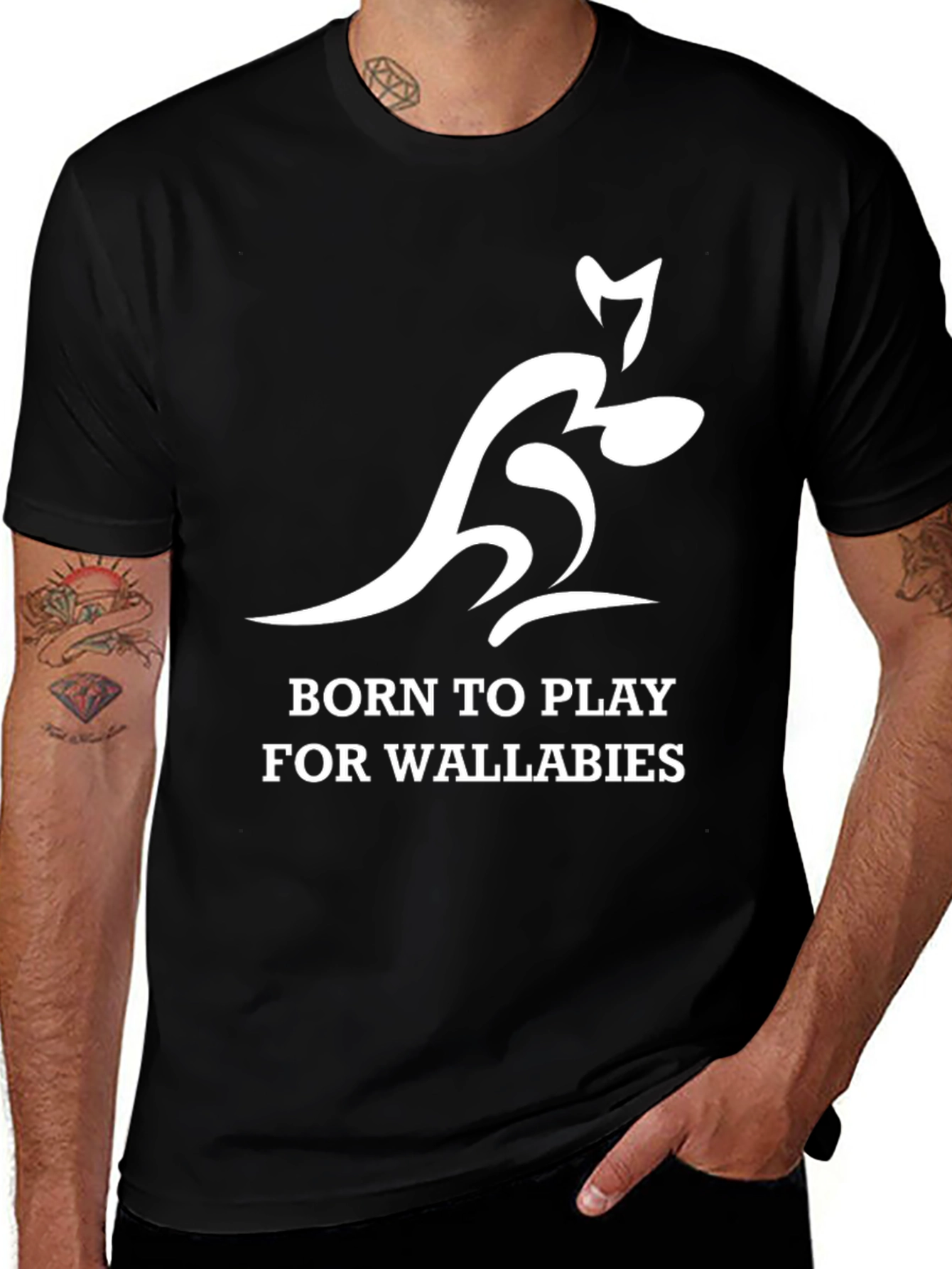 Wallabies Fan T-Shirt - Born to Play