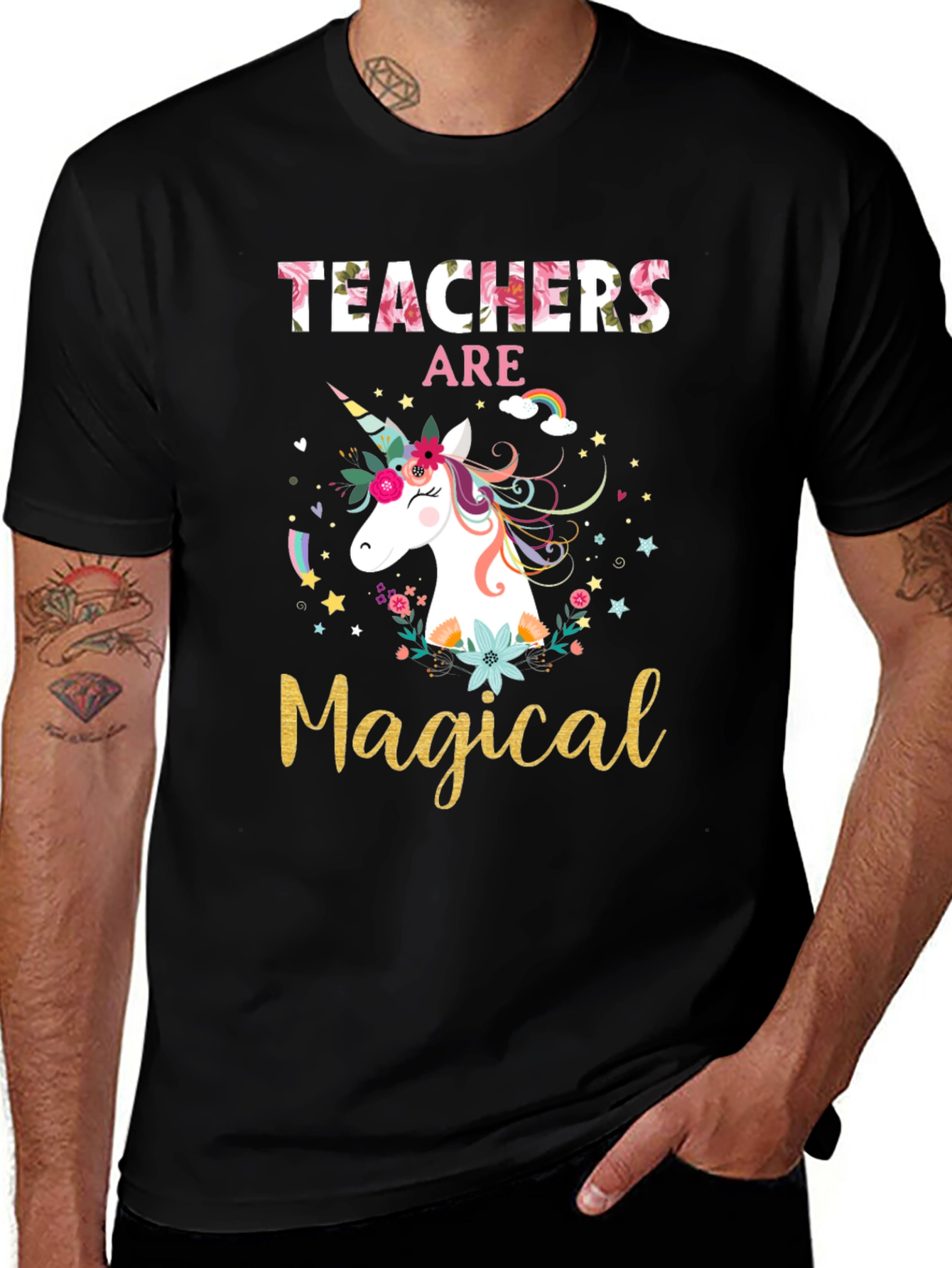Variant 19 of Teachers Are Magical Unicorn Graphic T-Shirt