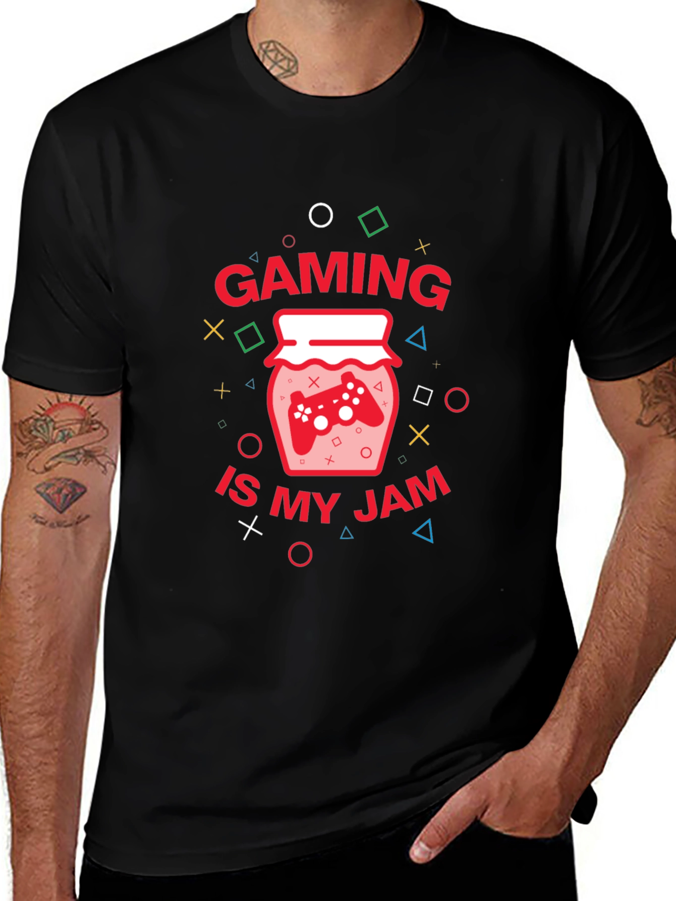 Variant 25 of Gaming Is My Jam T-Shirt - Gamer Tee
