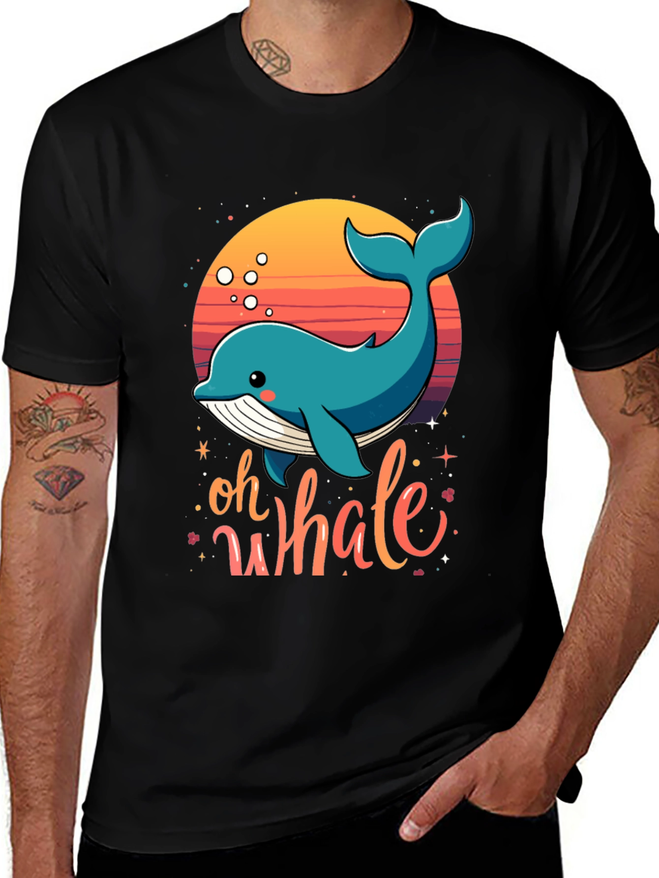 Variant 15 of Oh Whale! Graphic T-Shirt