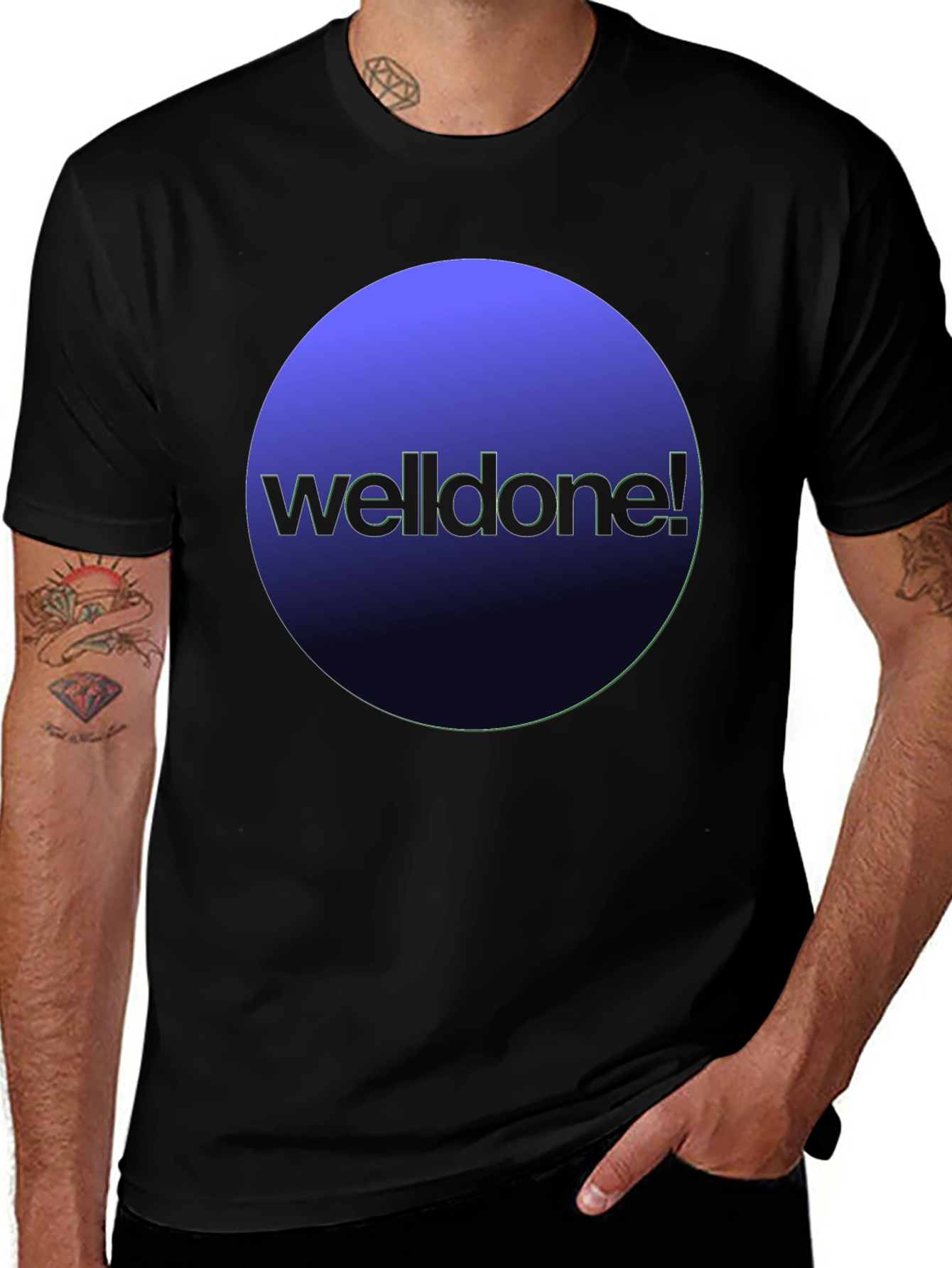 Variant 7 of Well Done Graphic Tee - Casual Cotton T-Shirt