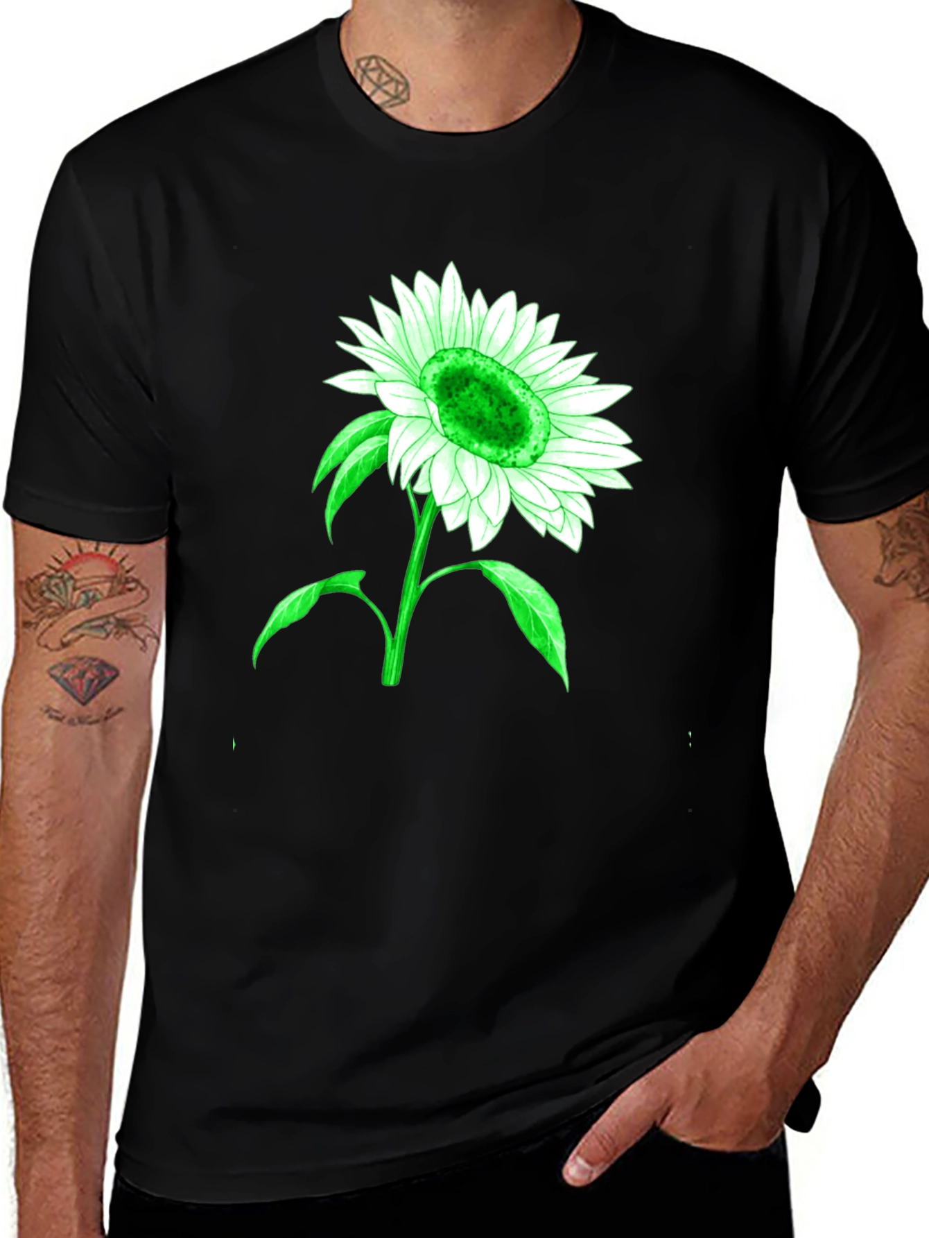 Variant 12 of Sunflower Graphic Tee - Stylish and Unique