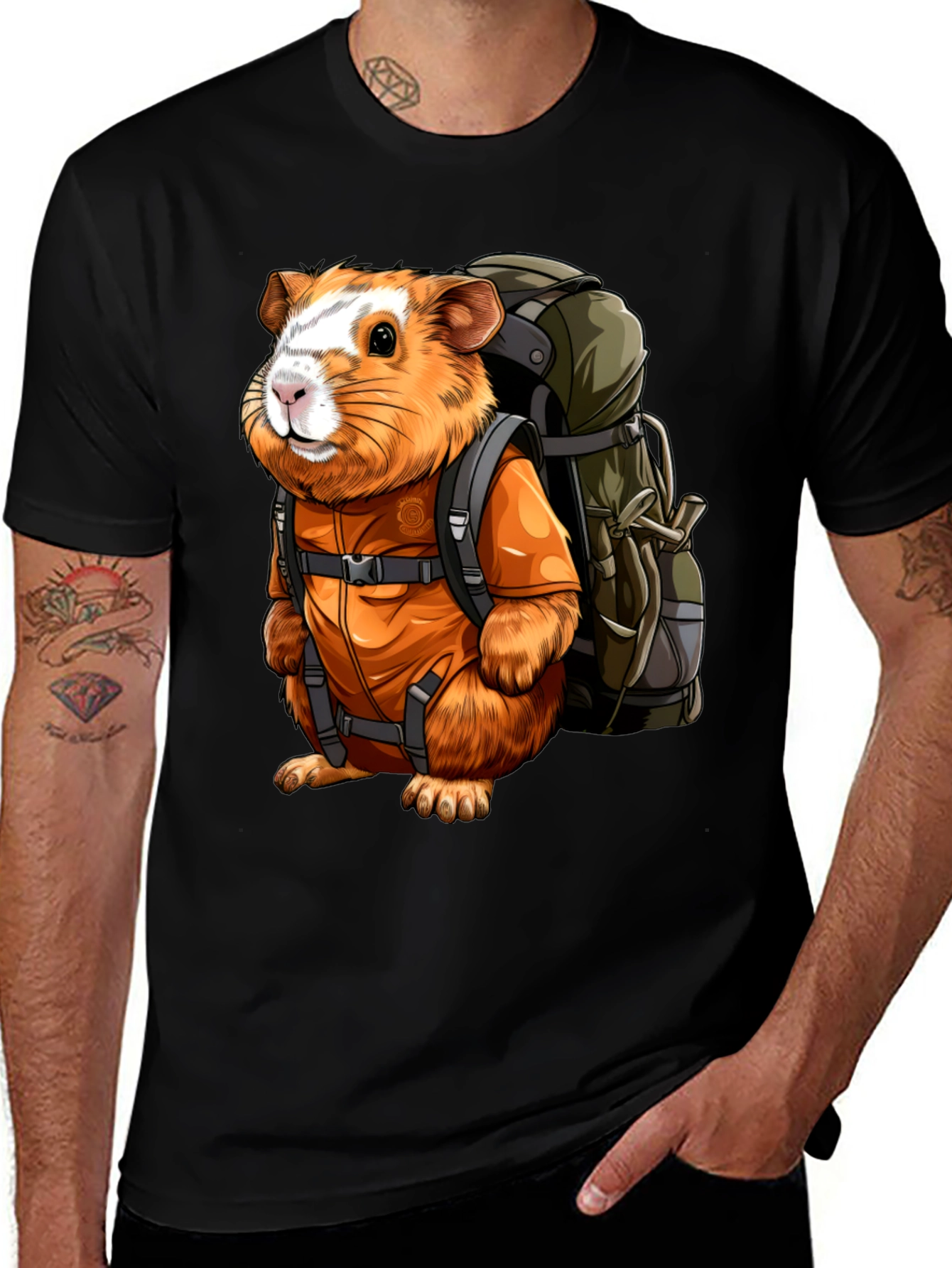Guinea Pig Hiker T-Shirt