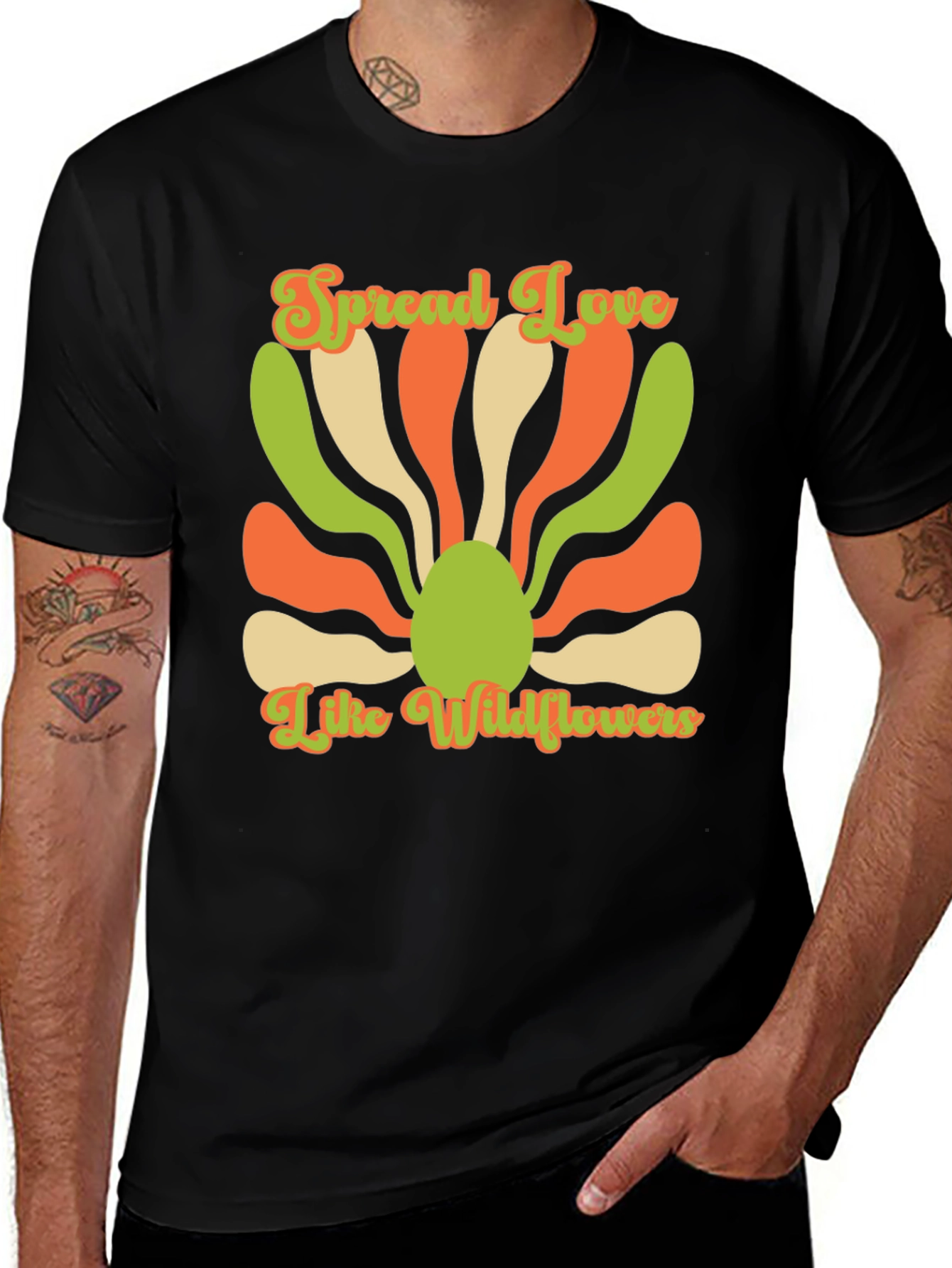 Variant 25 of Spread Love Wildflower Graphic T-Shirt