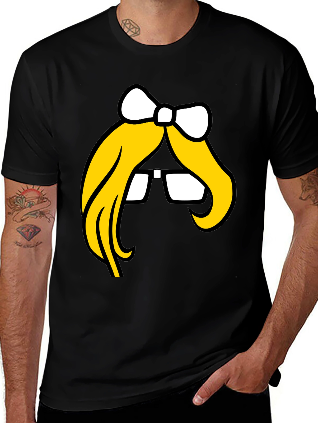 Variant 20 of Funny Cartoon Character Graphic T-Shirt