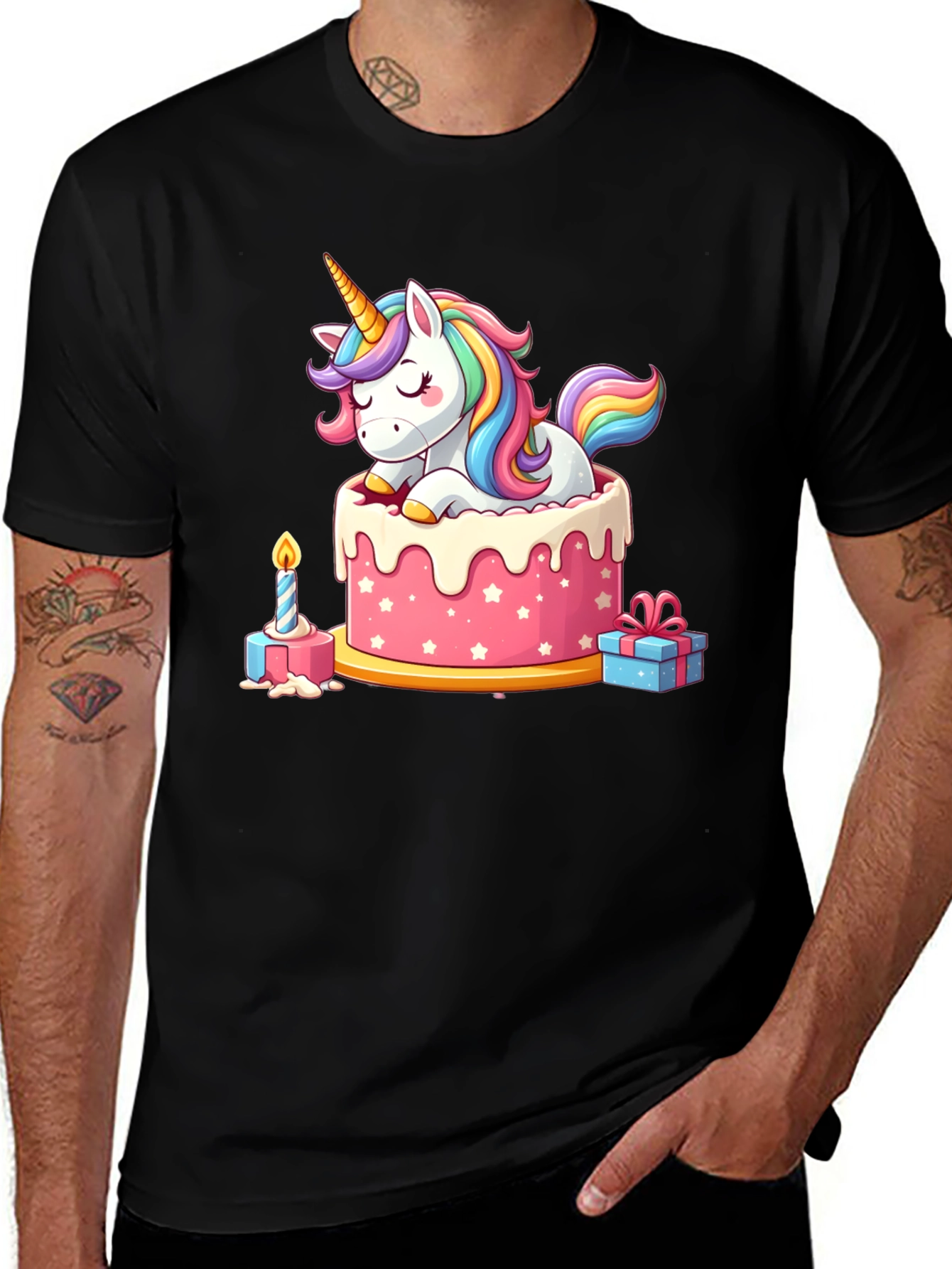 Variant 4 of Unicorn Cake T-Shirt