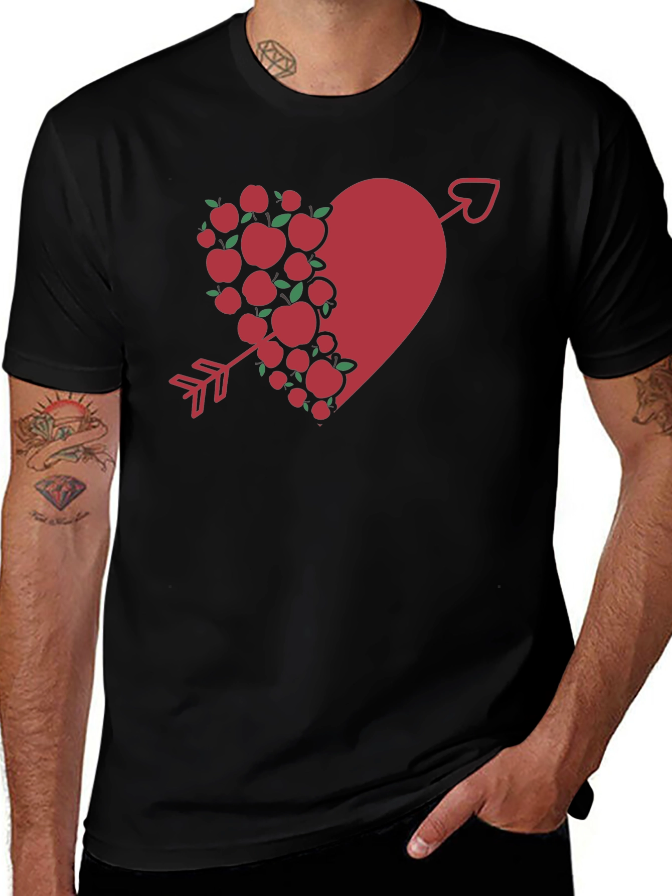 Heart Arrow T-Shirt - Cupid Love Tee