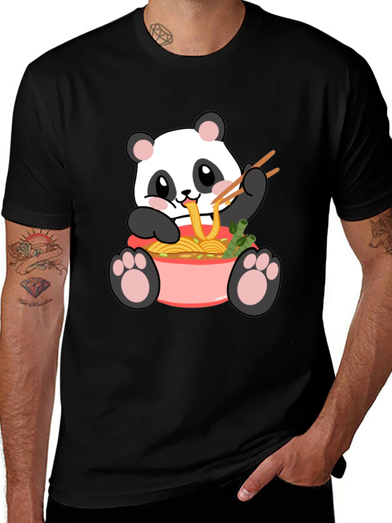 Variant 23 of Panda Ramen Graphic Tee - Kawaii Comfort