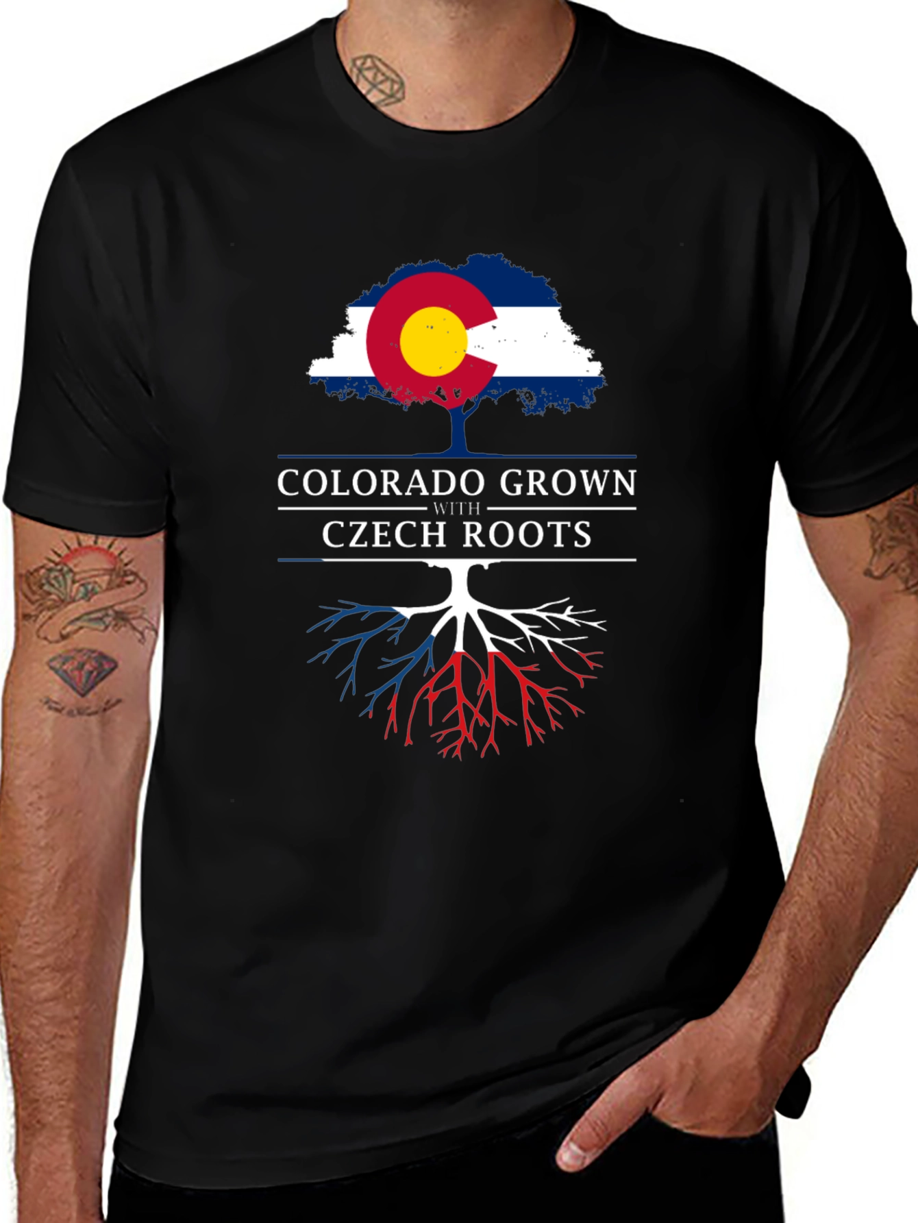 Variant 11 of Colorado Grown Czech Roots T-Shirt