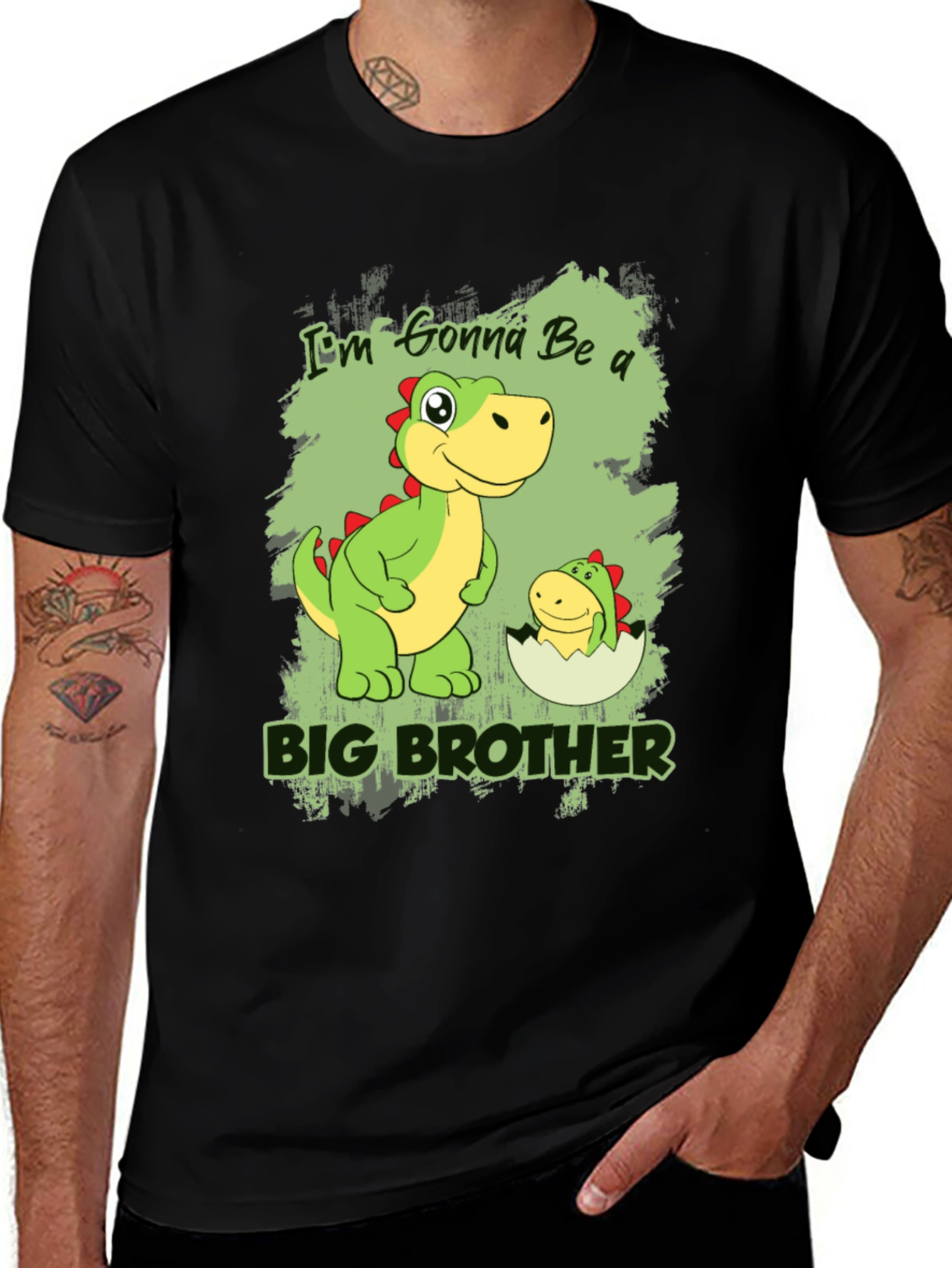 Variant 3 of Dinosaur Big Brother T-Shirt