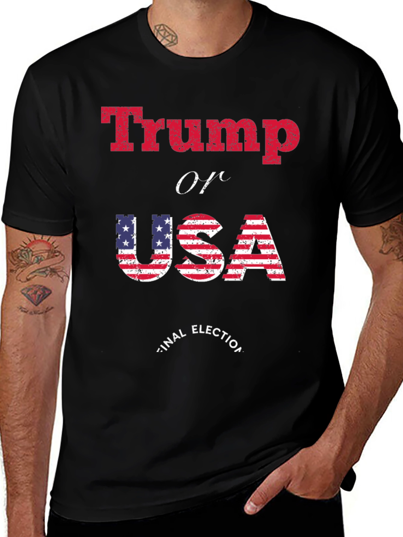 Variant 11 of Trump Or USA Final Election Patriotic T-Shirt