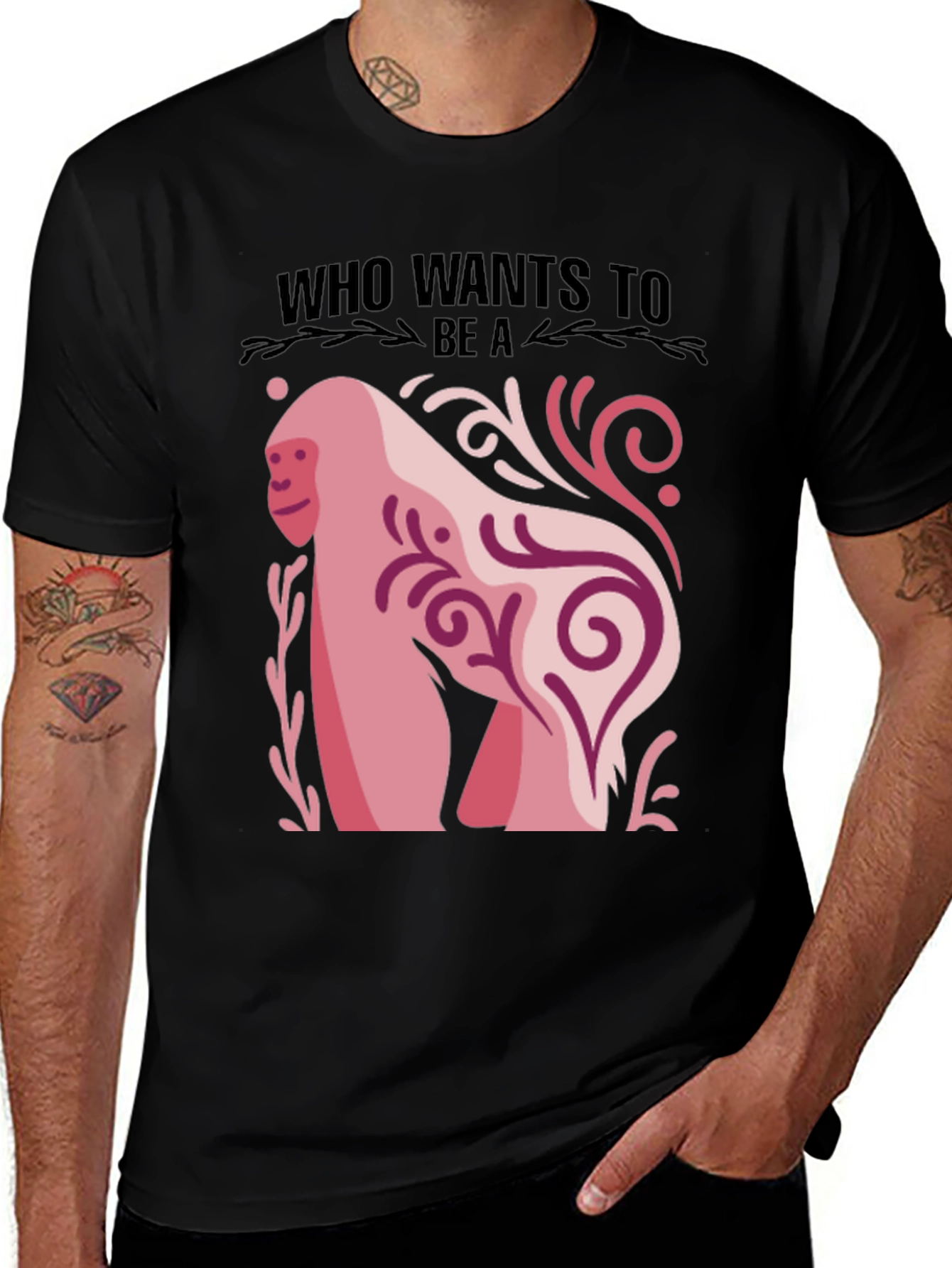 Variant 27 of Who Wants to Be a...? Gorilla Graphic Tee