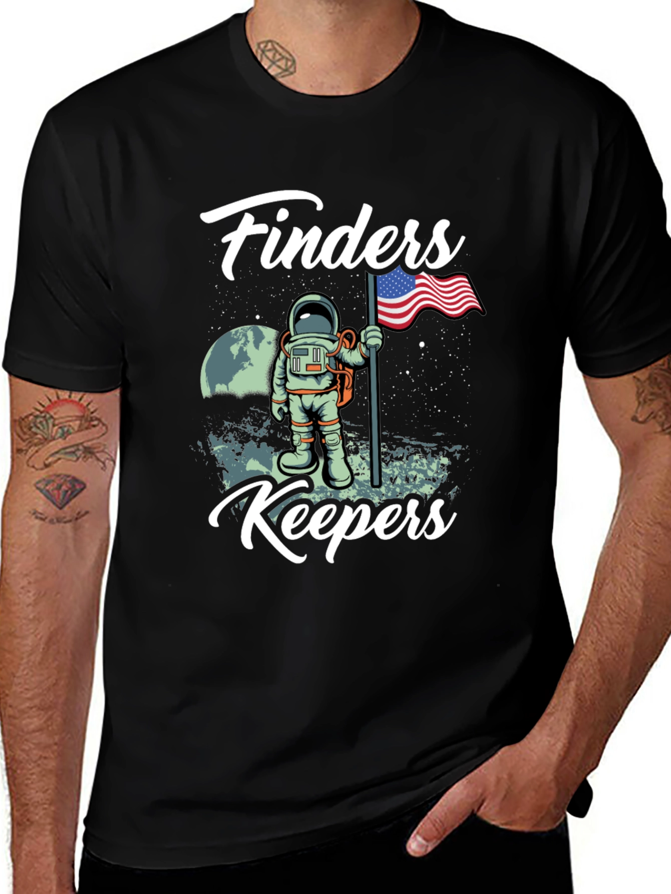 Variant 21 of Finders Keepers Astronaut Graphic T-Shirt