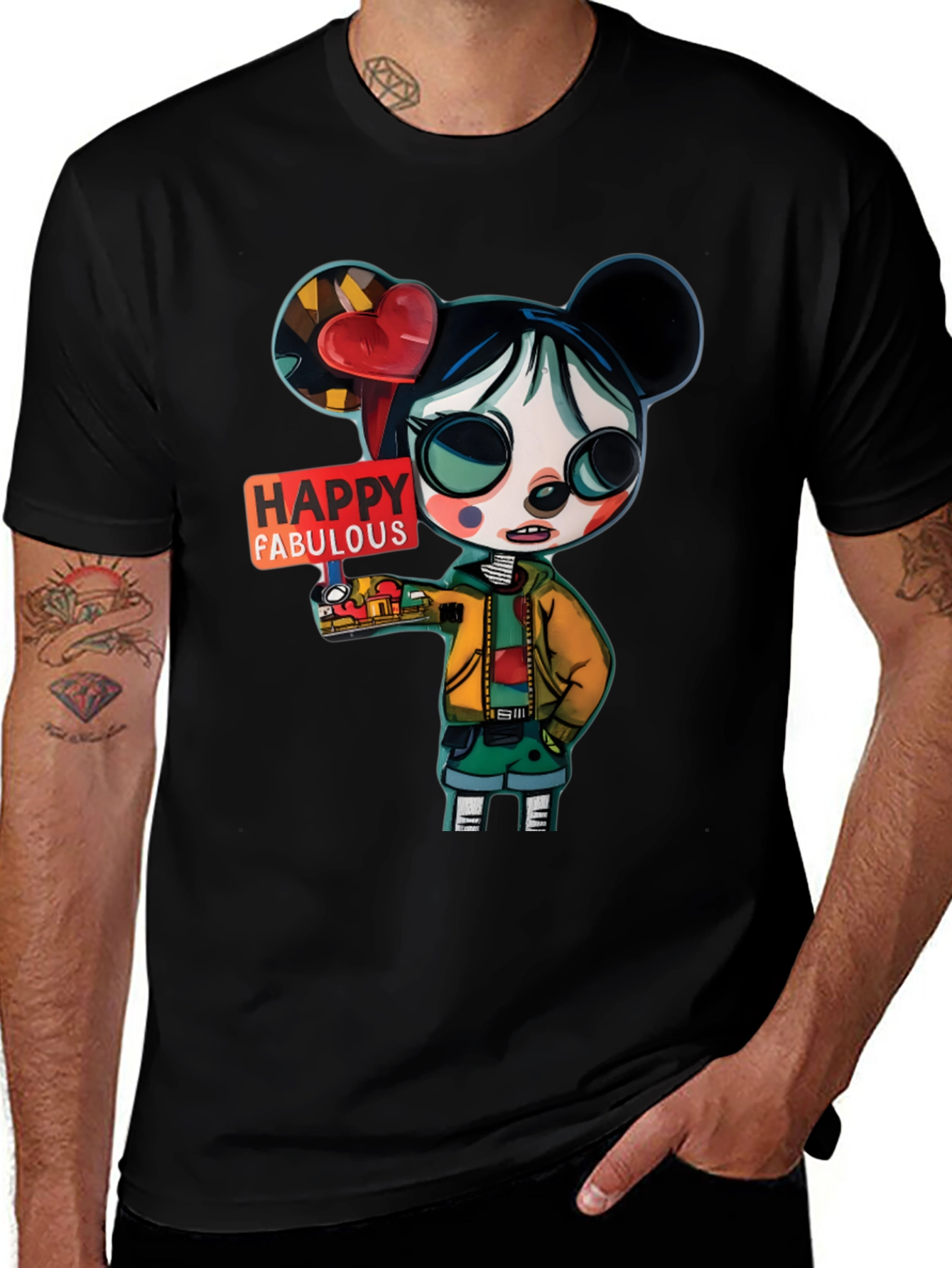 Variant 24 of Happy Fabulous Graphic Tee - Unisex