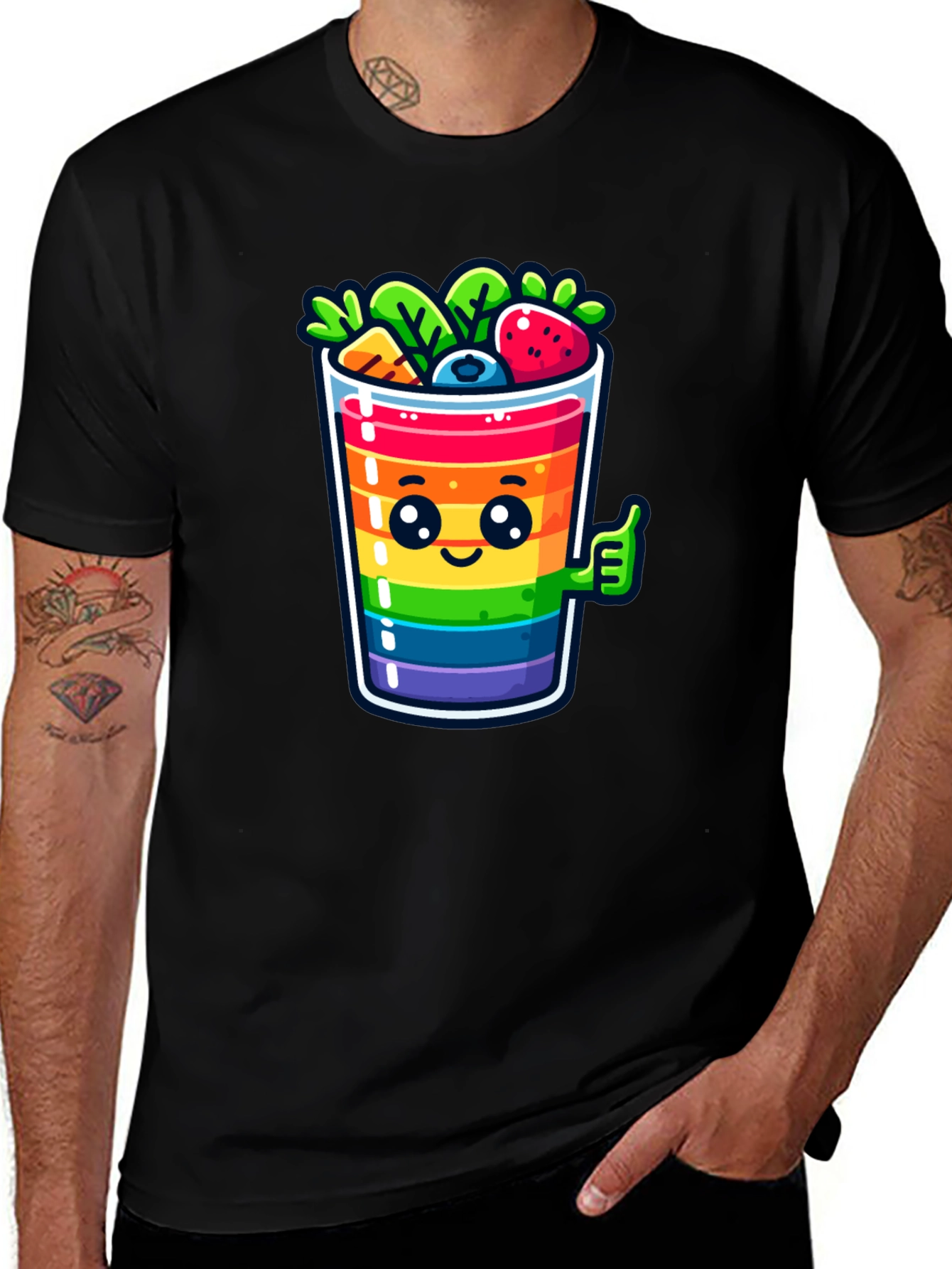 Variant 8 of Rainbow Smoothie T-Shirt