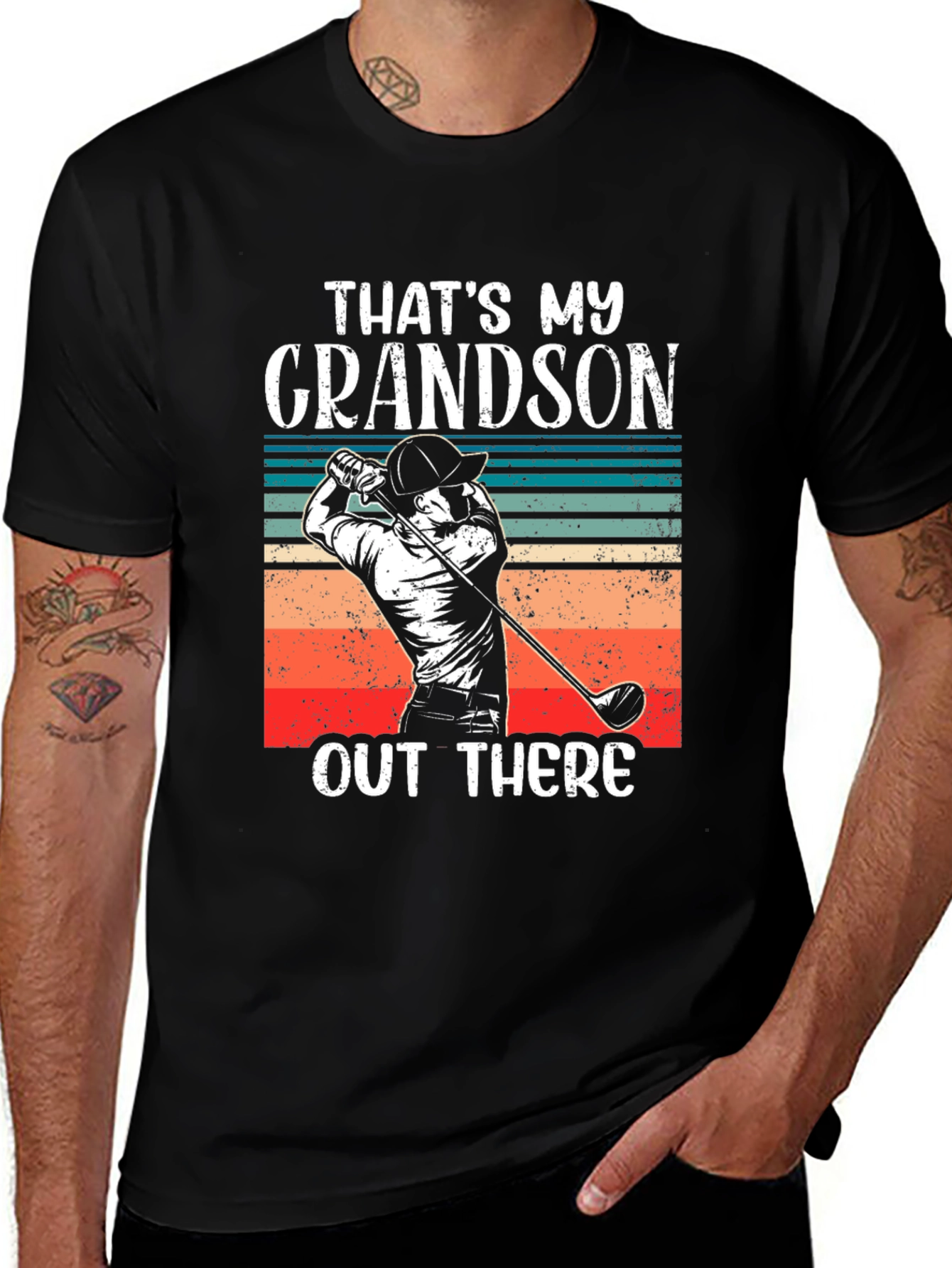 Variant 21 of That's My Grandson Golf T-Shirt