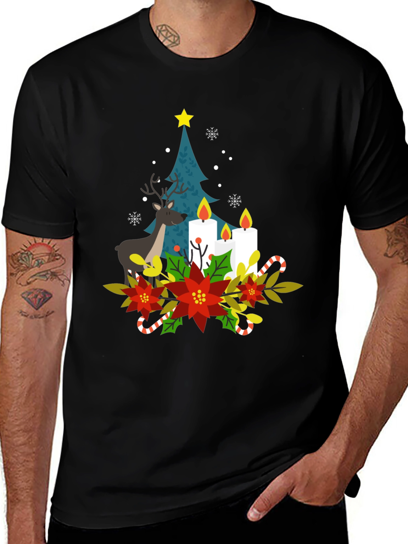 Festive Holiday Graphic Tee