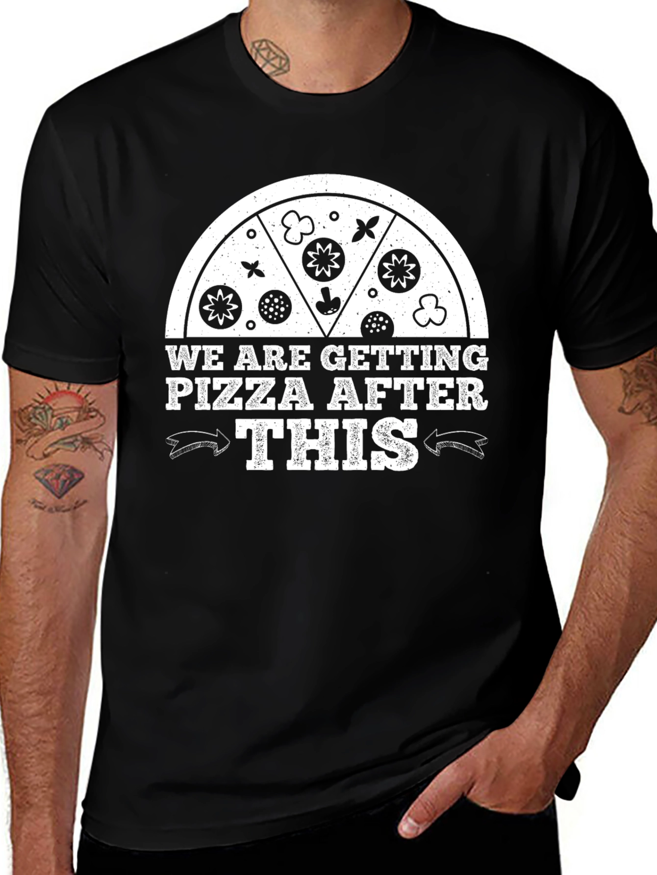 Black Pizza After This Black Graphic Tee main image