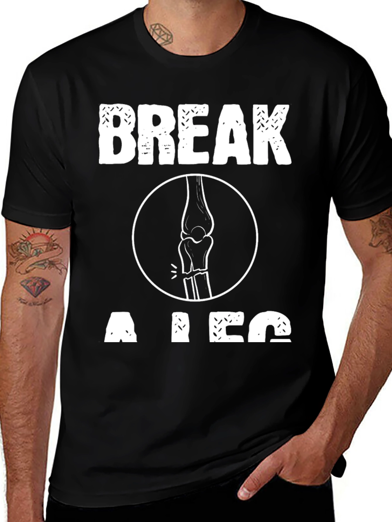 Variant 9 of Break a Leg T-Shirt - Funny Theater Gift
