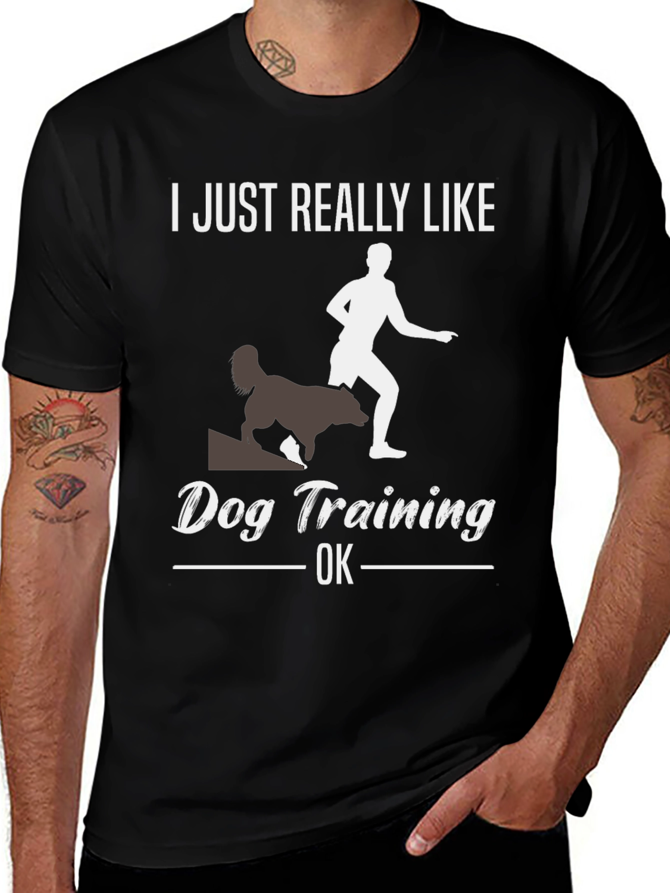 Variant 18 of Dog Training T-Shirt - I Just Really Like...