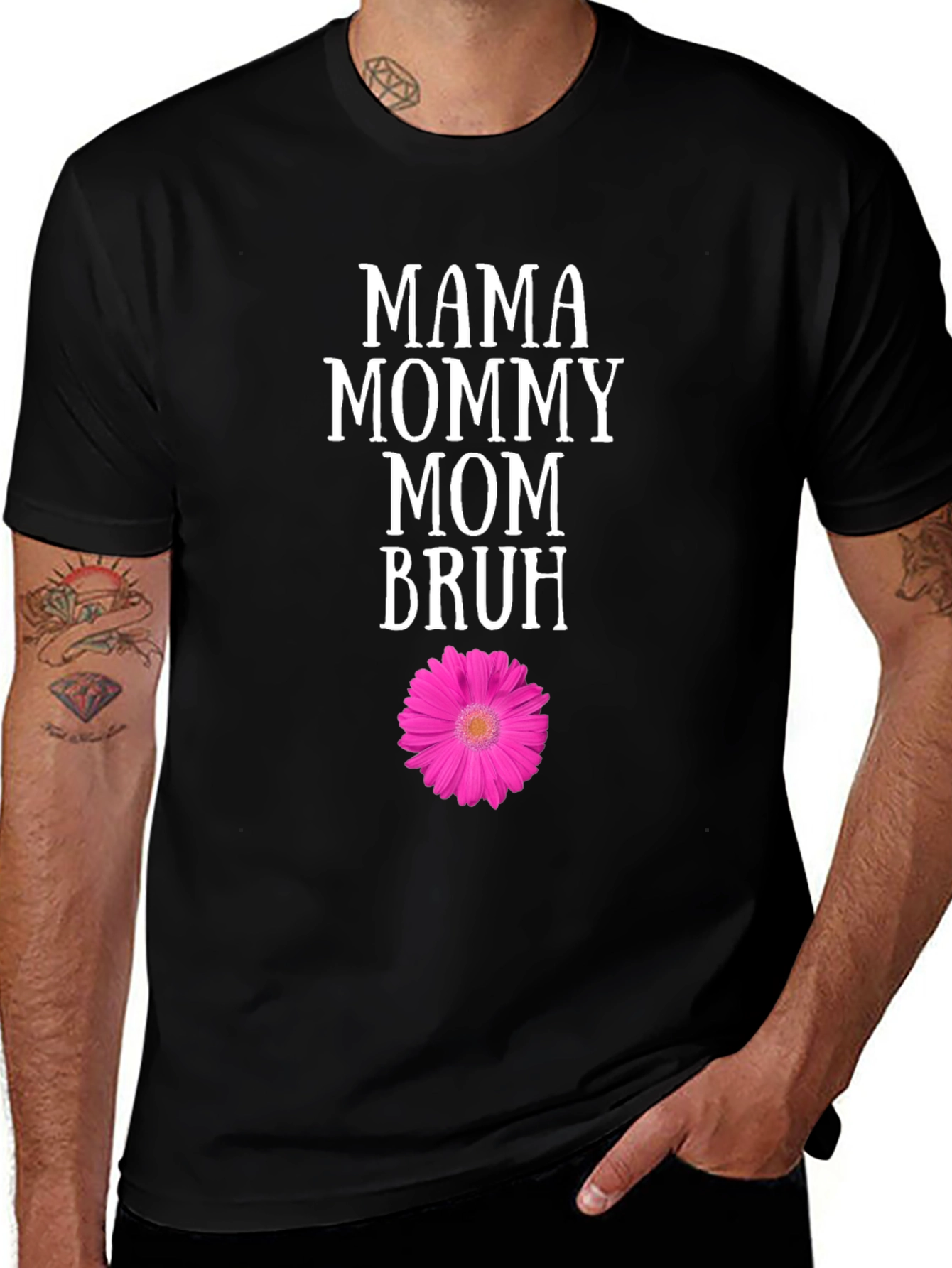 Variant 14 of Mama Mommy Mom Bruh Funny Graphic Tee