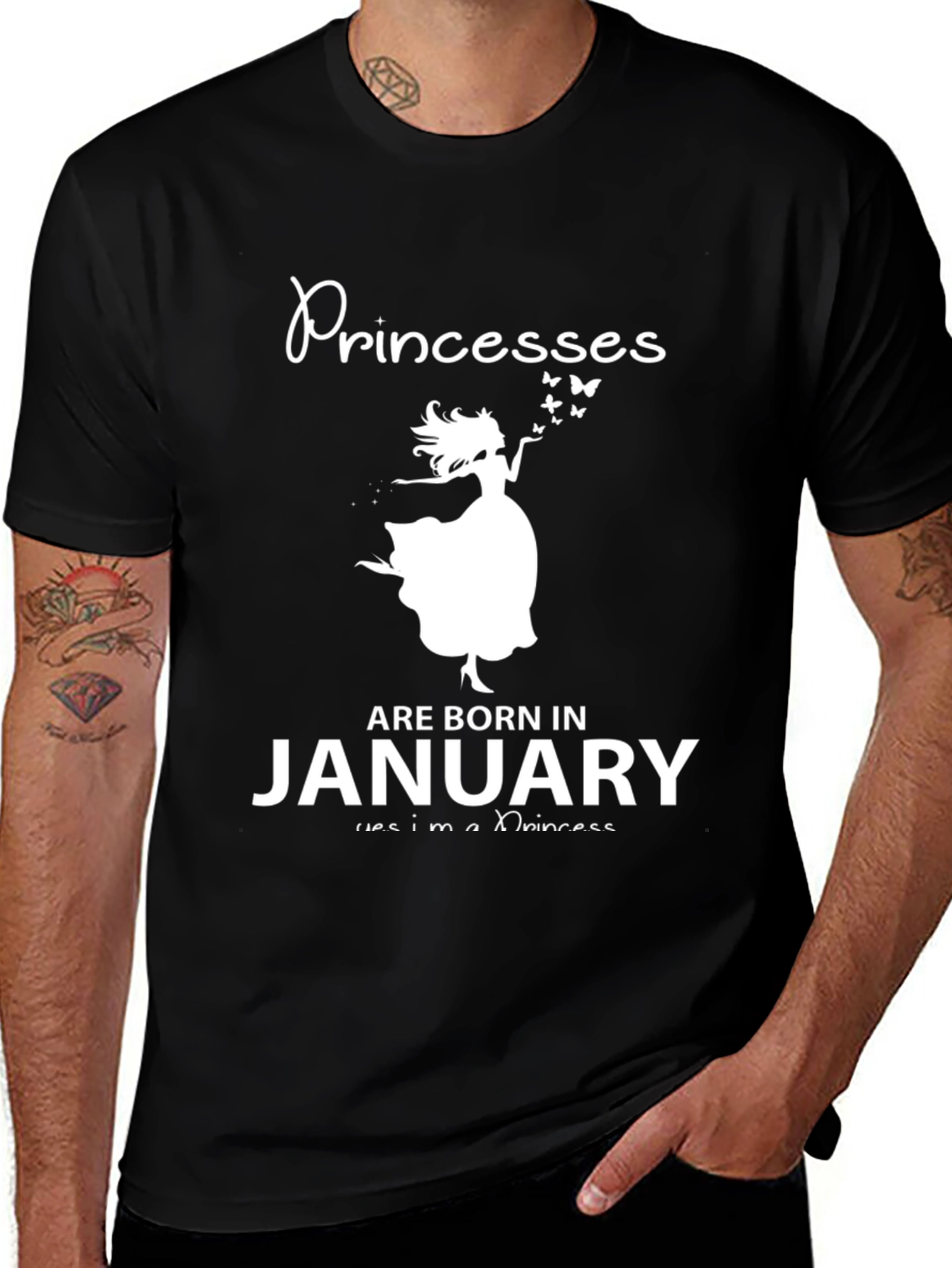 Variant 24 of Princesses Are Born In January T-Shirt