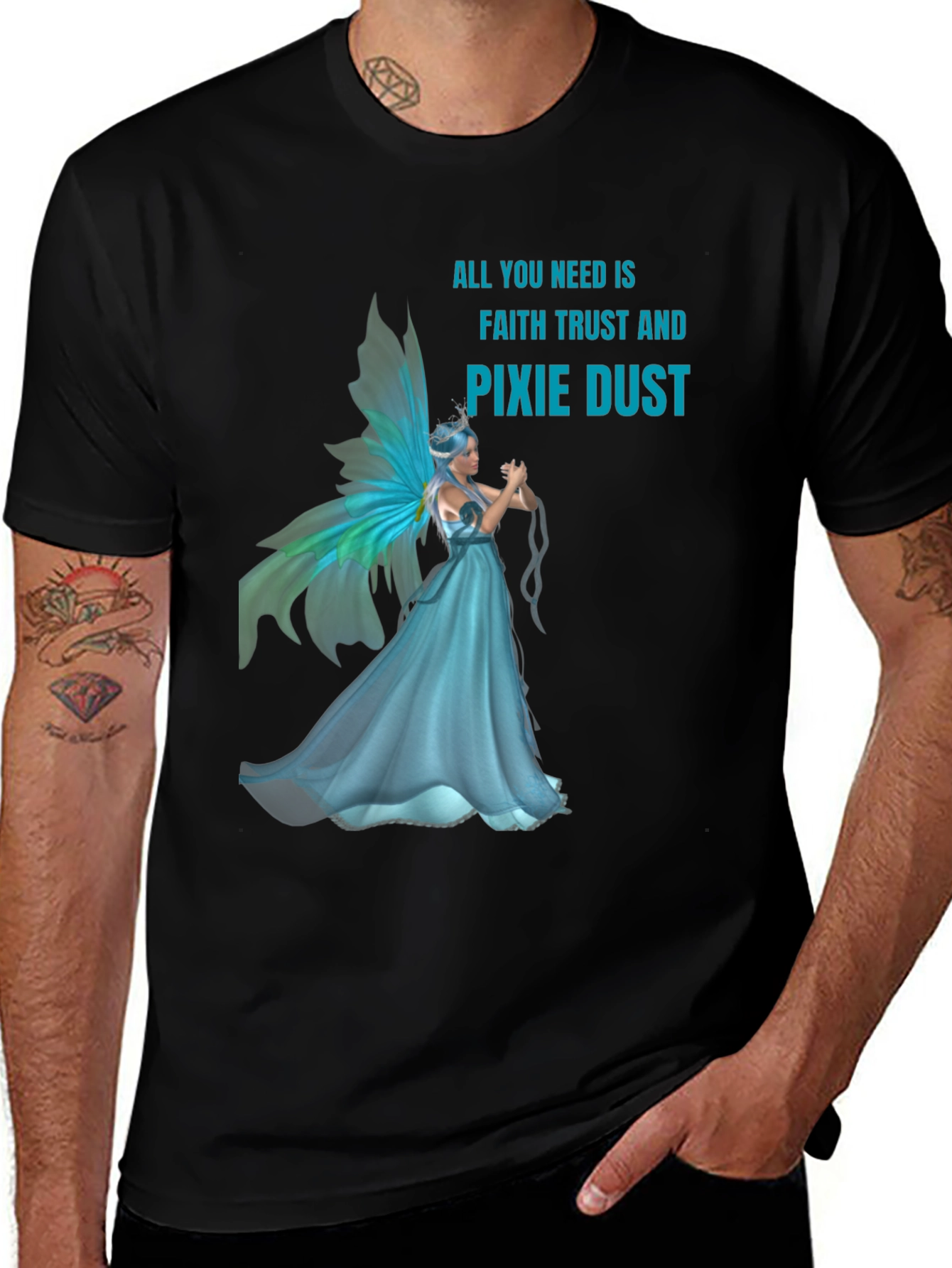 Variant 22 of Pixie Dust Graphic Tee - Faith Trust T-Shirt