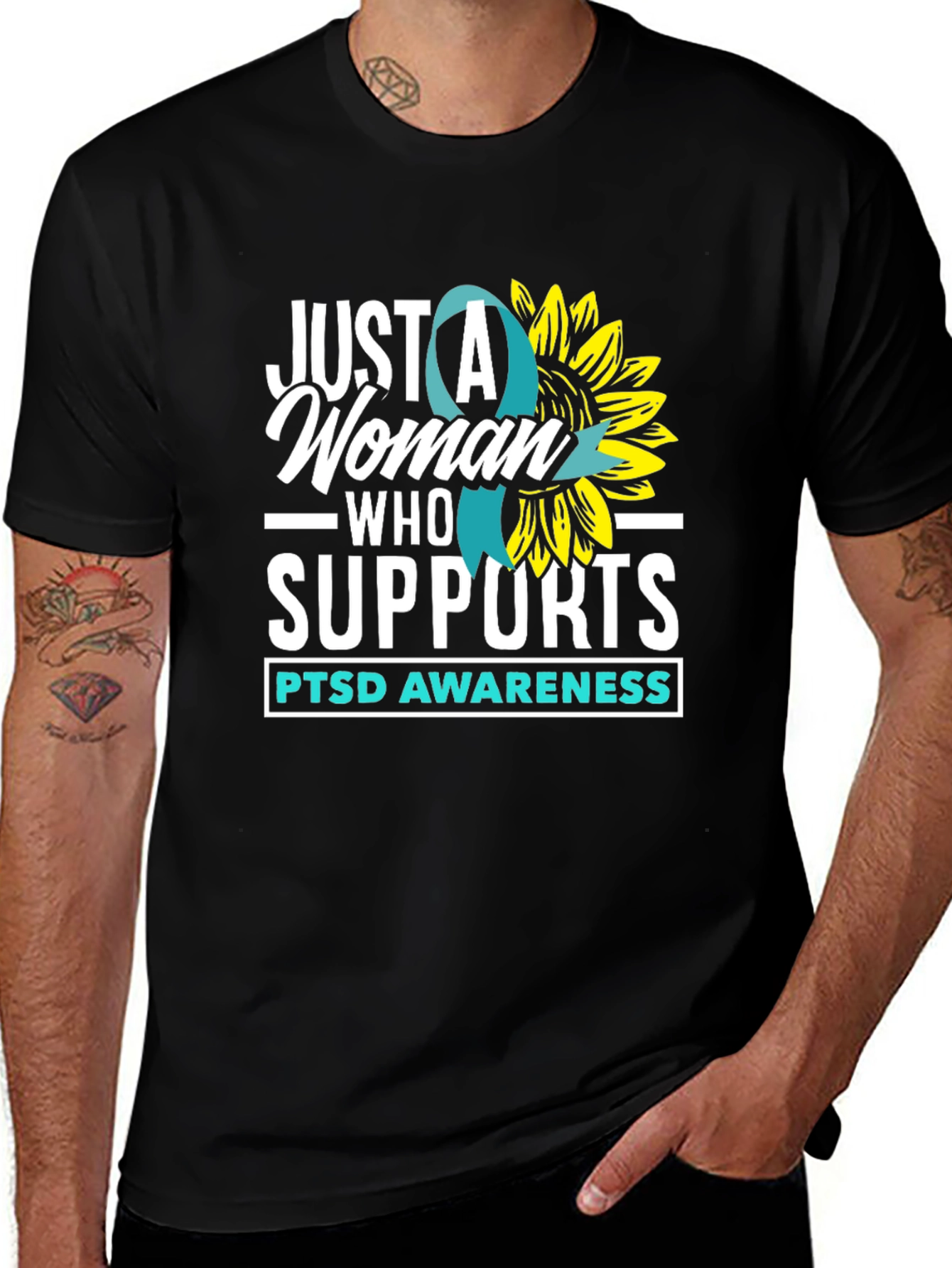 Variant 23 of PTSD Awareness Woman's Support T-Shirt