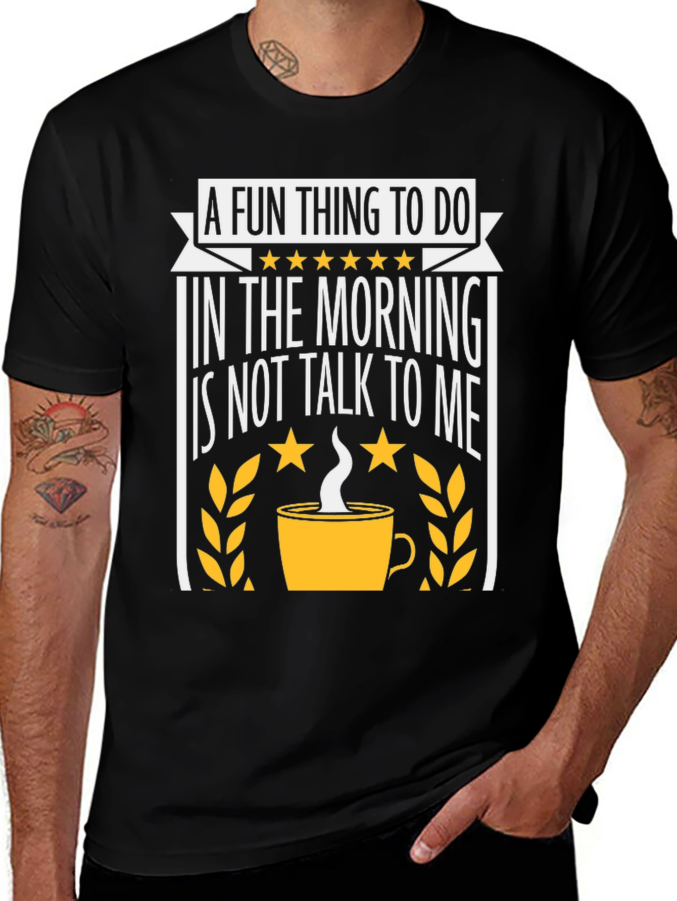 Variant 2 of Funny Morning T-Shirt - Do Not Talk To Me