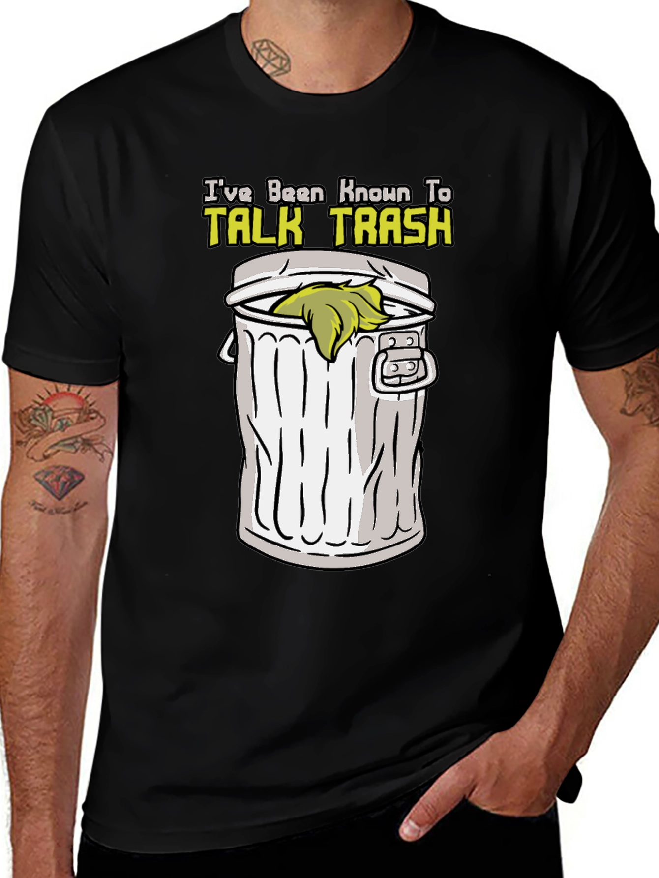 Variant 9 of Talk Trash T-Shirt - Humor Graphic Tee
