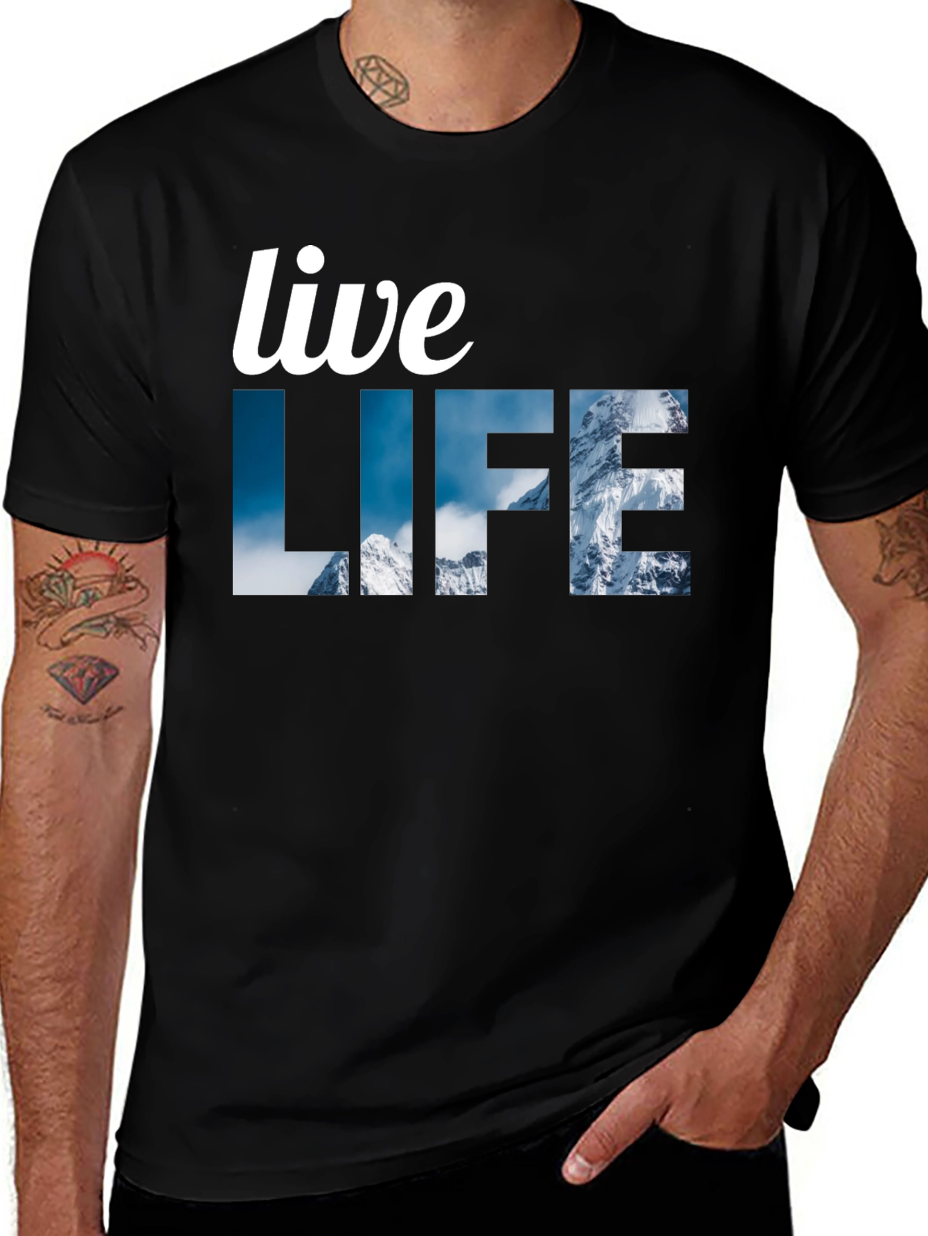 Live Life Mountains T-Shirt