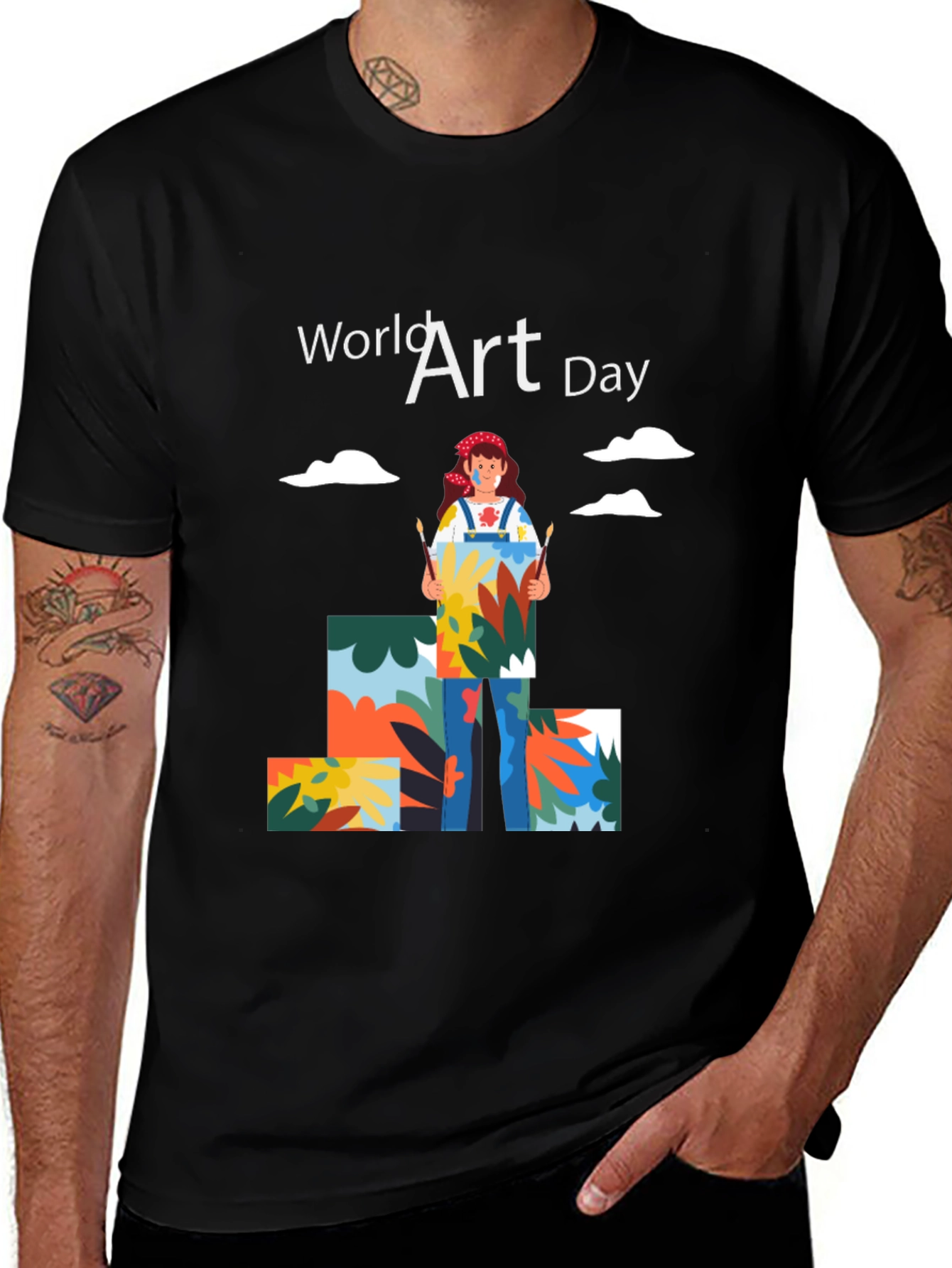 World Art Day T-Shirt, Artist Design