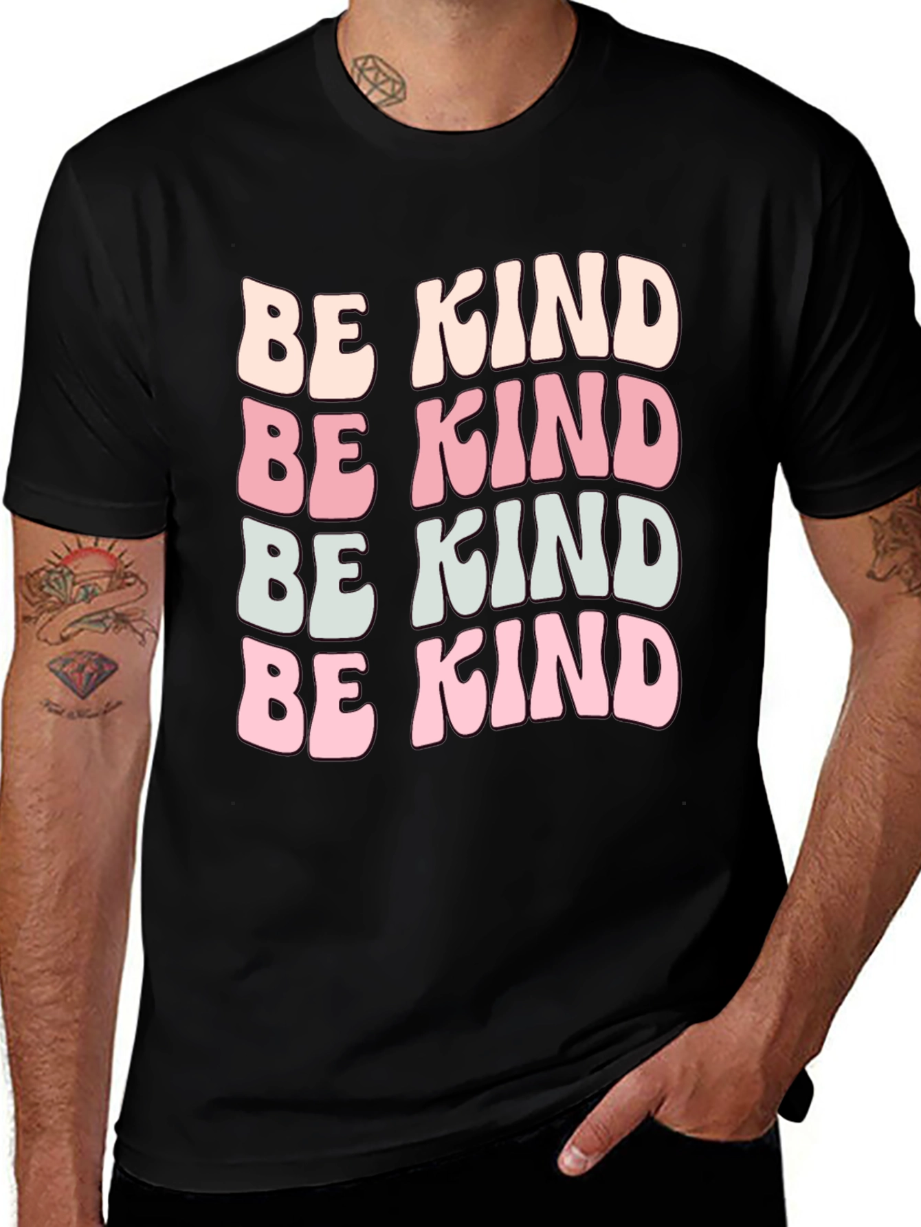 Variant 8 of Be Kind T-Shirt - Retro Style