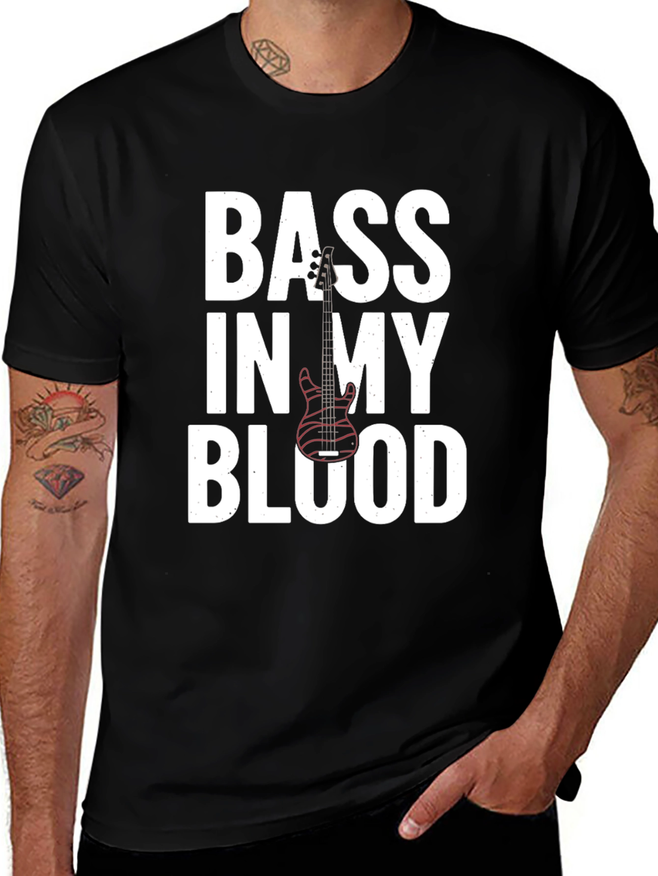 Variant 20 of Bass in My Blood T-Shirt - Music Lover Tee