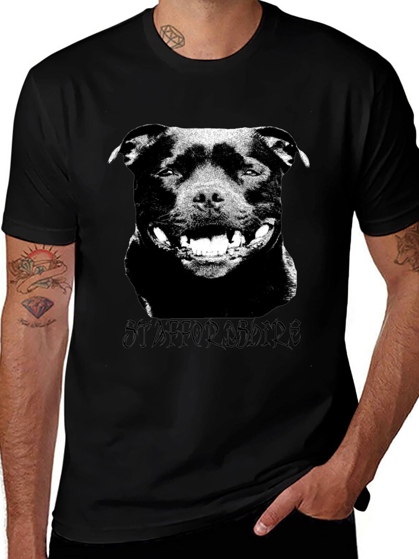Staffordshire Bull Terrier Graphic T-Shirt