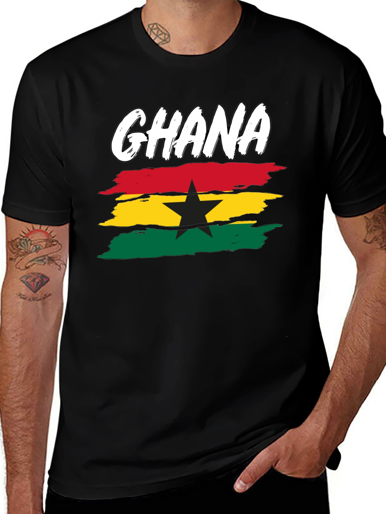 Ghana Flag T-Shirt - Stylish African Pride Tee